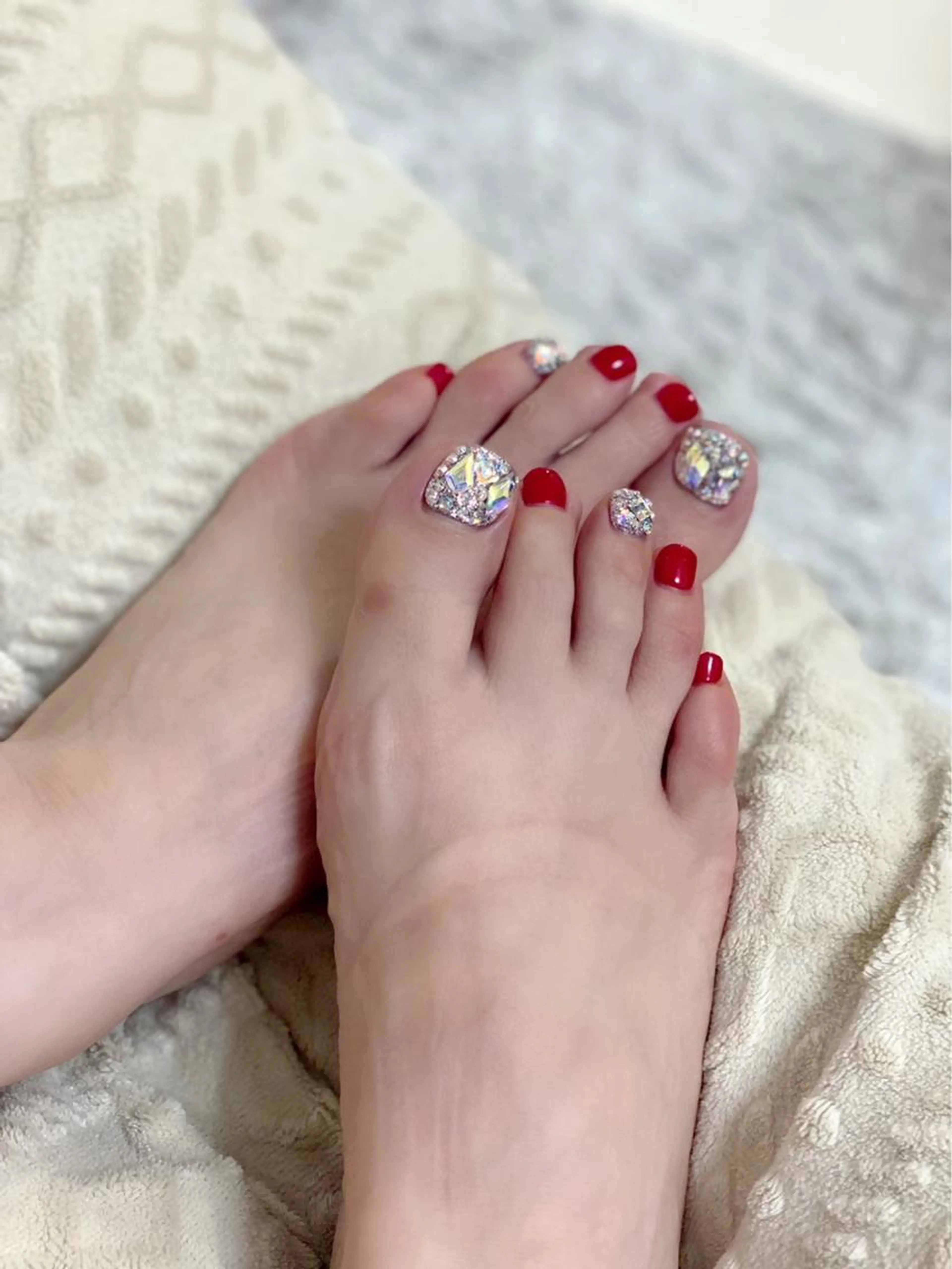 フット4本アート(2回目以降)の写真