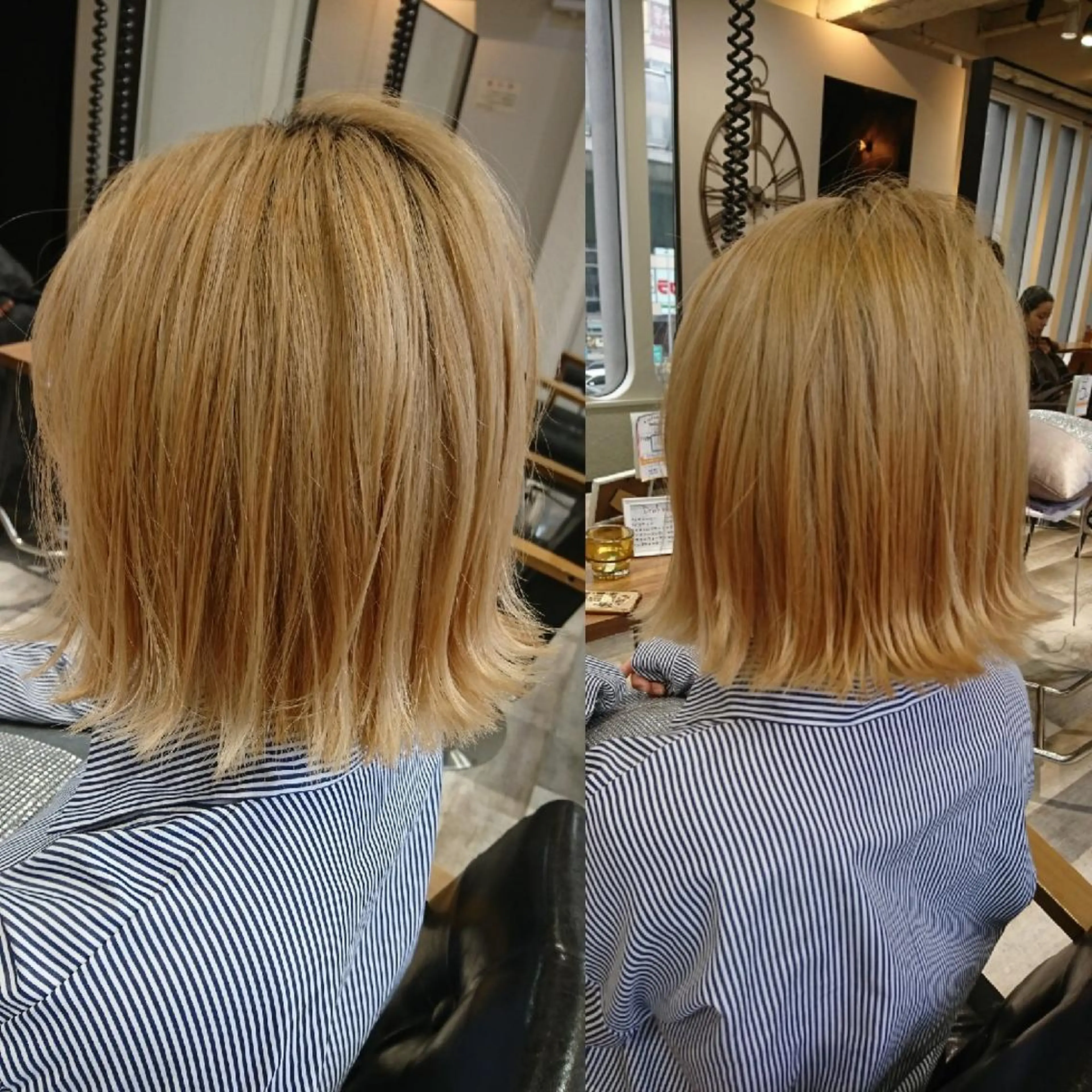 ミディアム ボブ 外ハネヘア ACROあべの店所属・艶カラー/インナー /グラデ/大西小百合のヘアスタイル