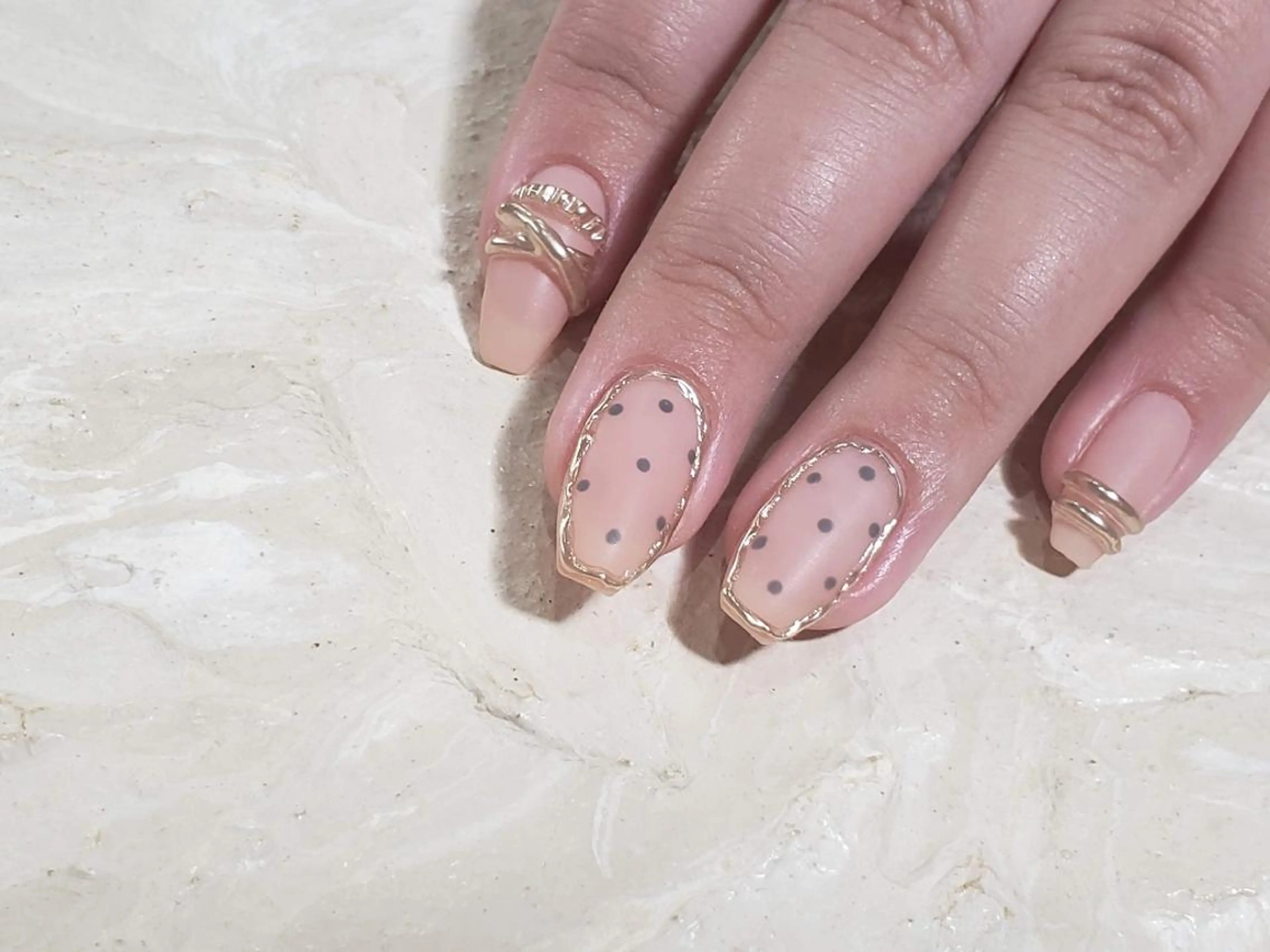ネイル ハンドネイル 痛ネイル🩶推し活 🤍店長sagawaのネイルデザイン