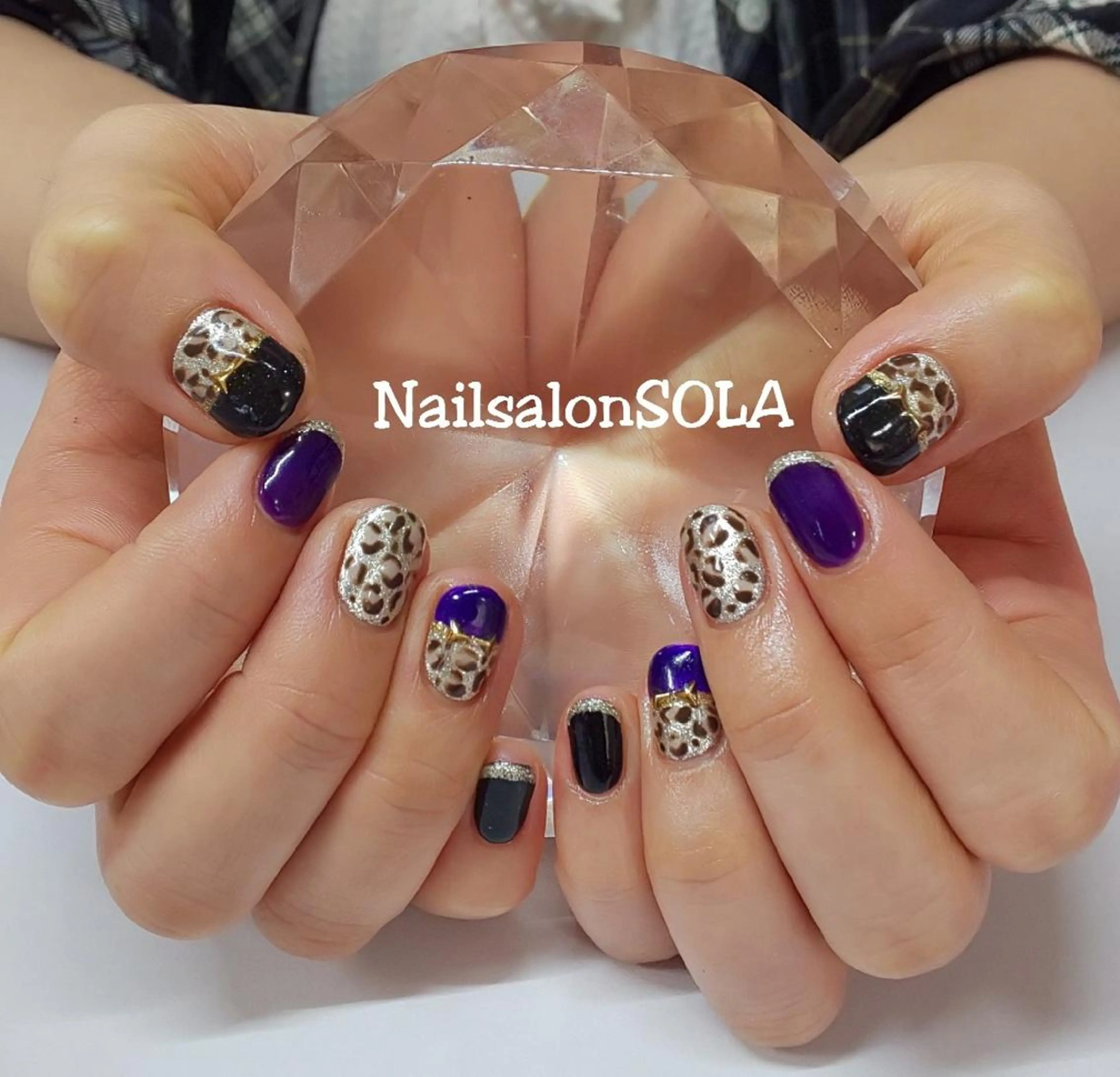 ネイル アニマル柄 ハンドネイル 田代 夏子のネイルデザイン