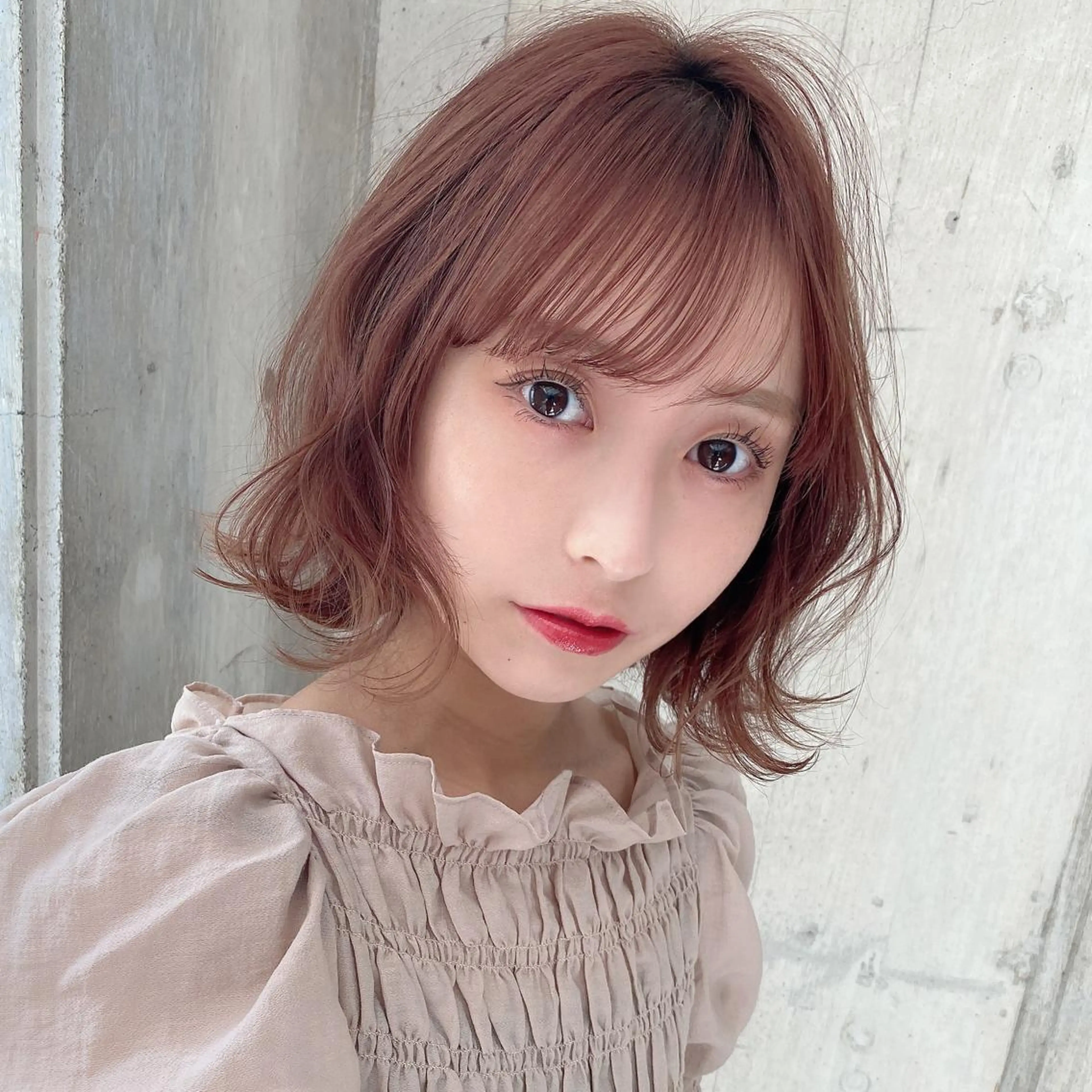 ショート カラー ボブ カット ヘアカラー トリートメント ツヤ髪になりたい方へ 🩷柴田知亜希のヘアスタイル