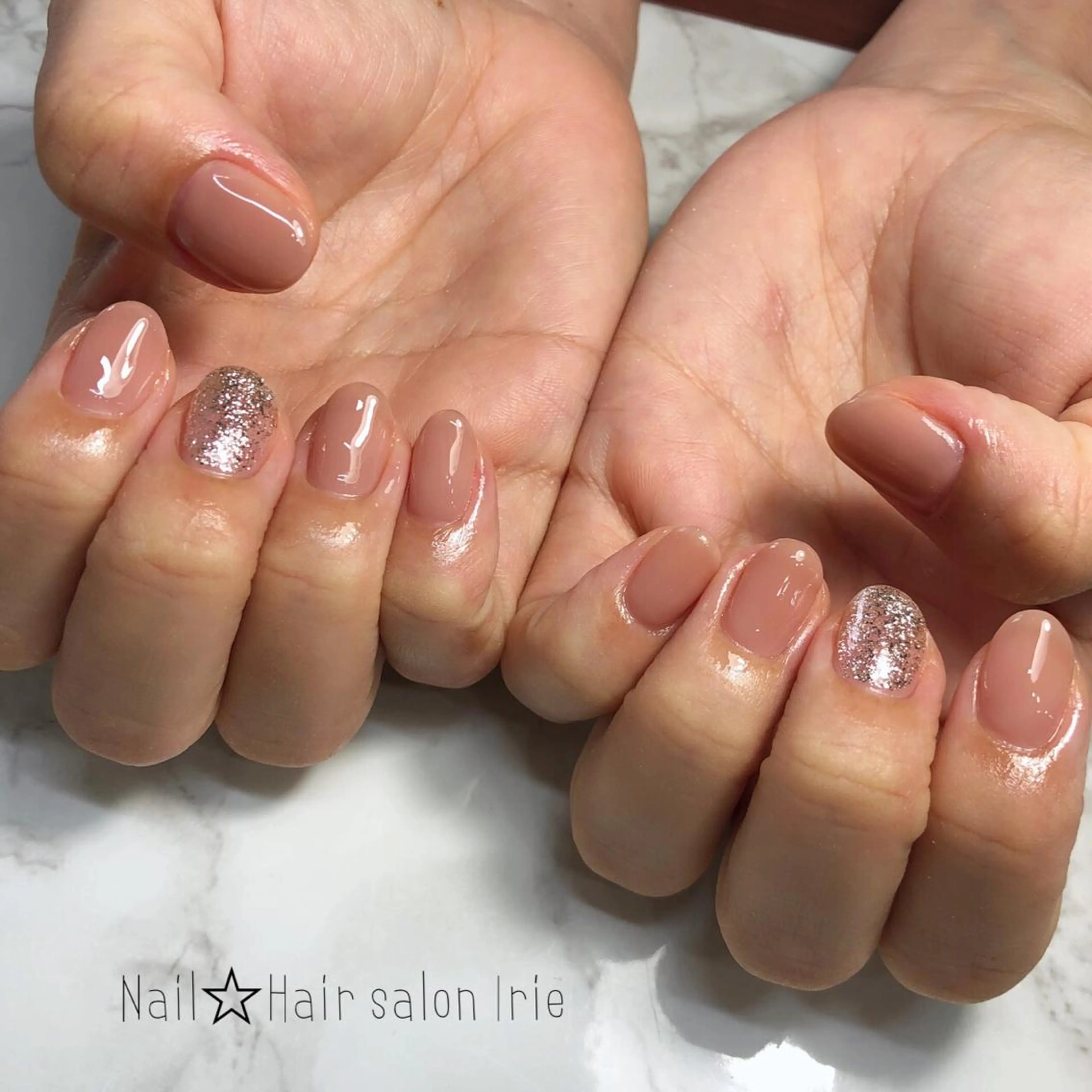 ネイル ハンドネイル ハンドケア Hair salon Irie所属・與儀 知佳のネイルデザイン