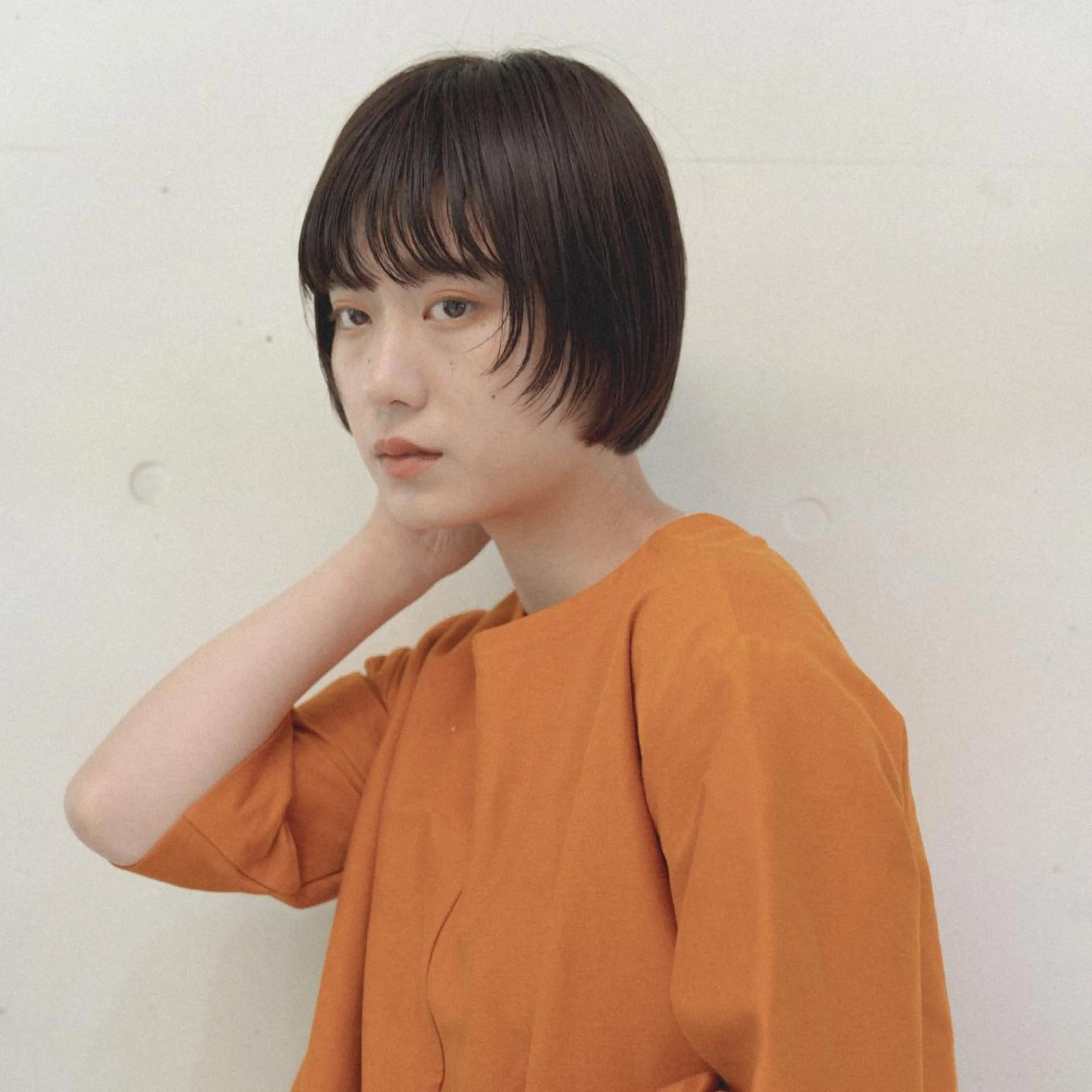 ショート タンバルモリパーマ 礒井メンキのヘアスタイル