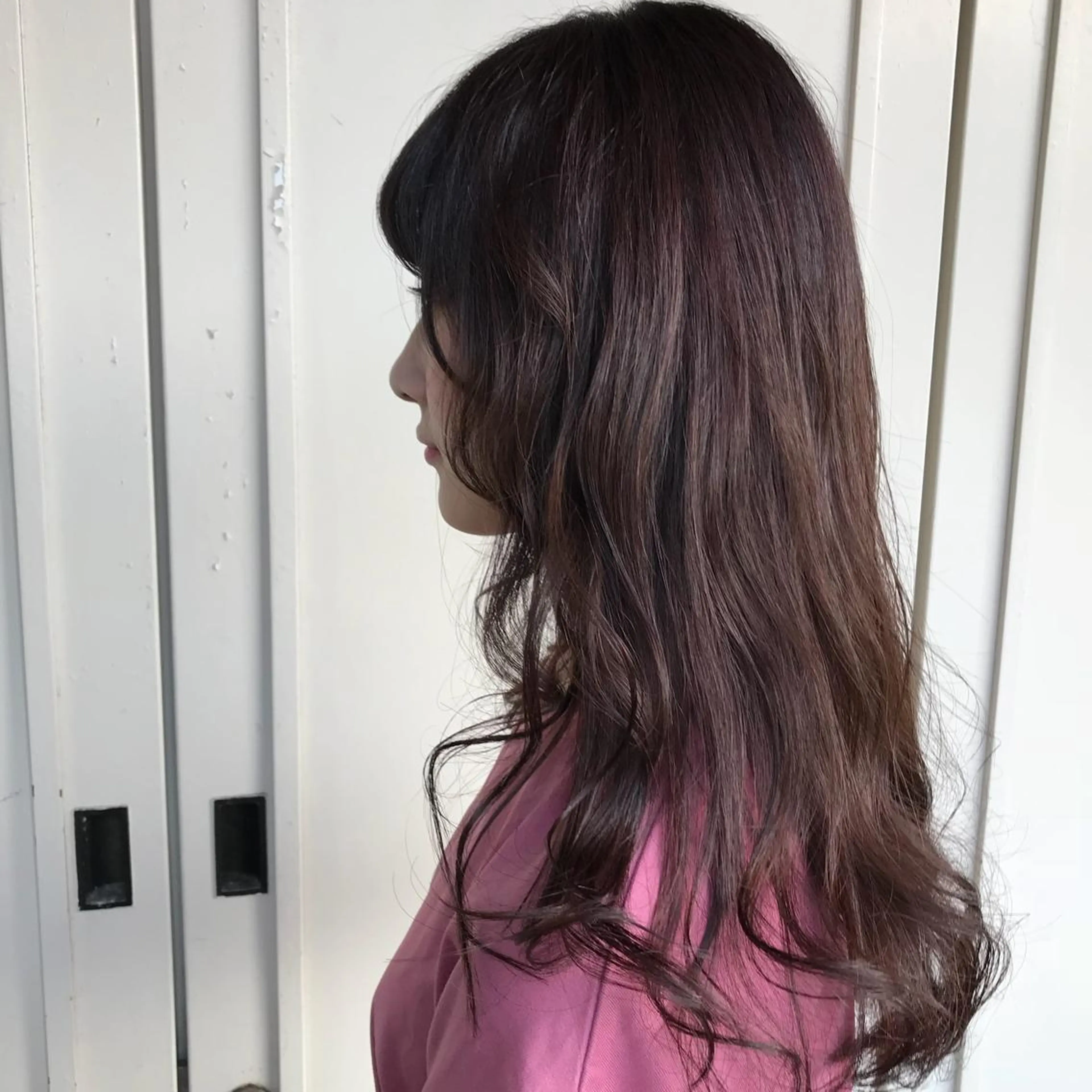 セミロング カラー ヘアアレンジ yeope所属・【体験】韓国 メイク&ヘア天神のヘアスタイル