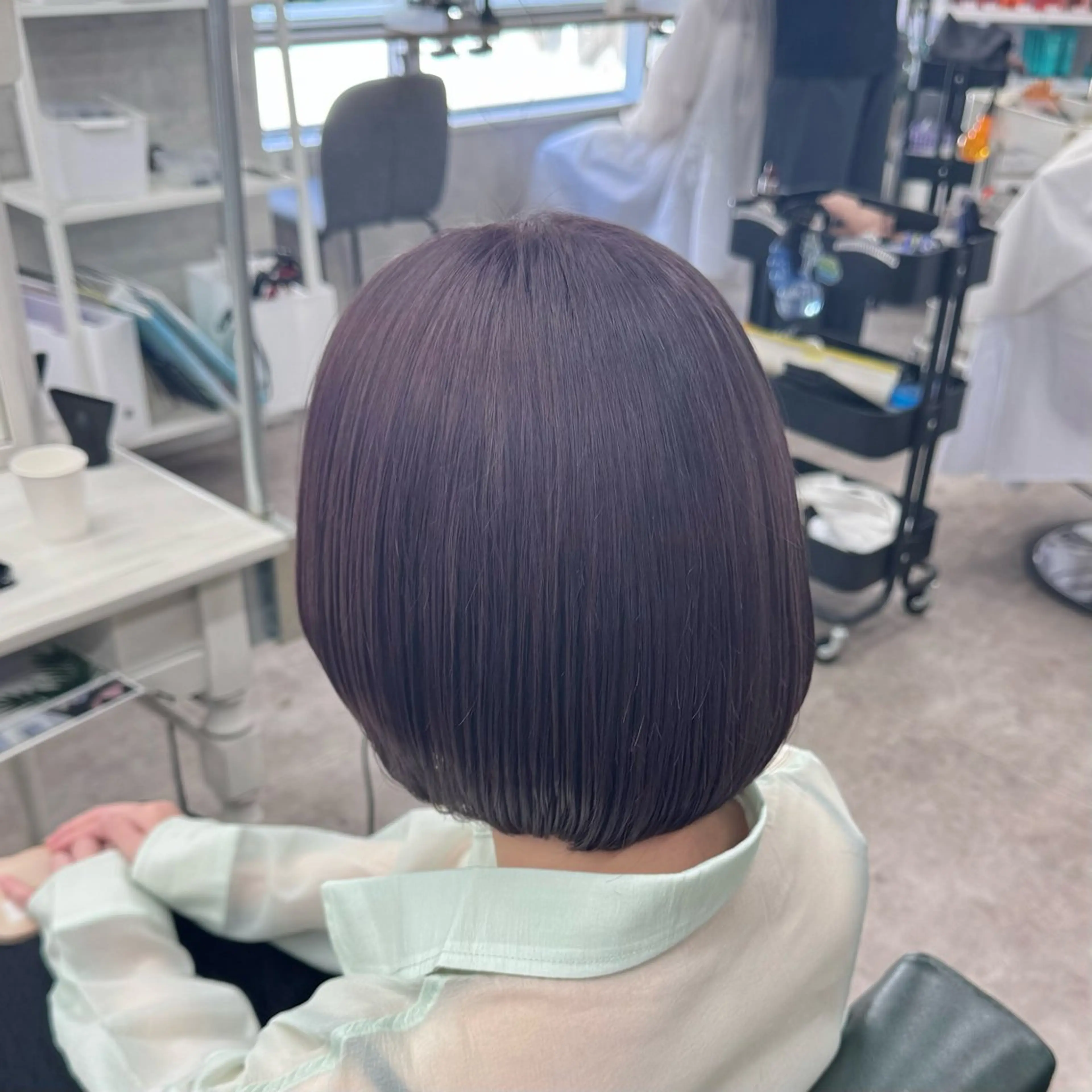 ショート カラー JUNSHIN🦋 ヘアセット／カラーのヘアスタイル