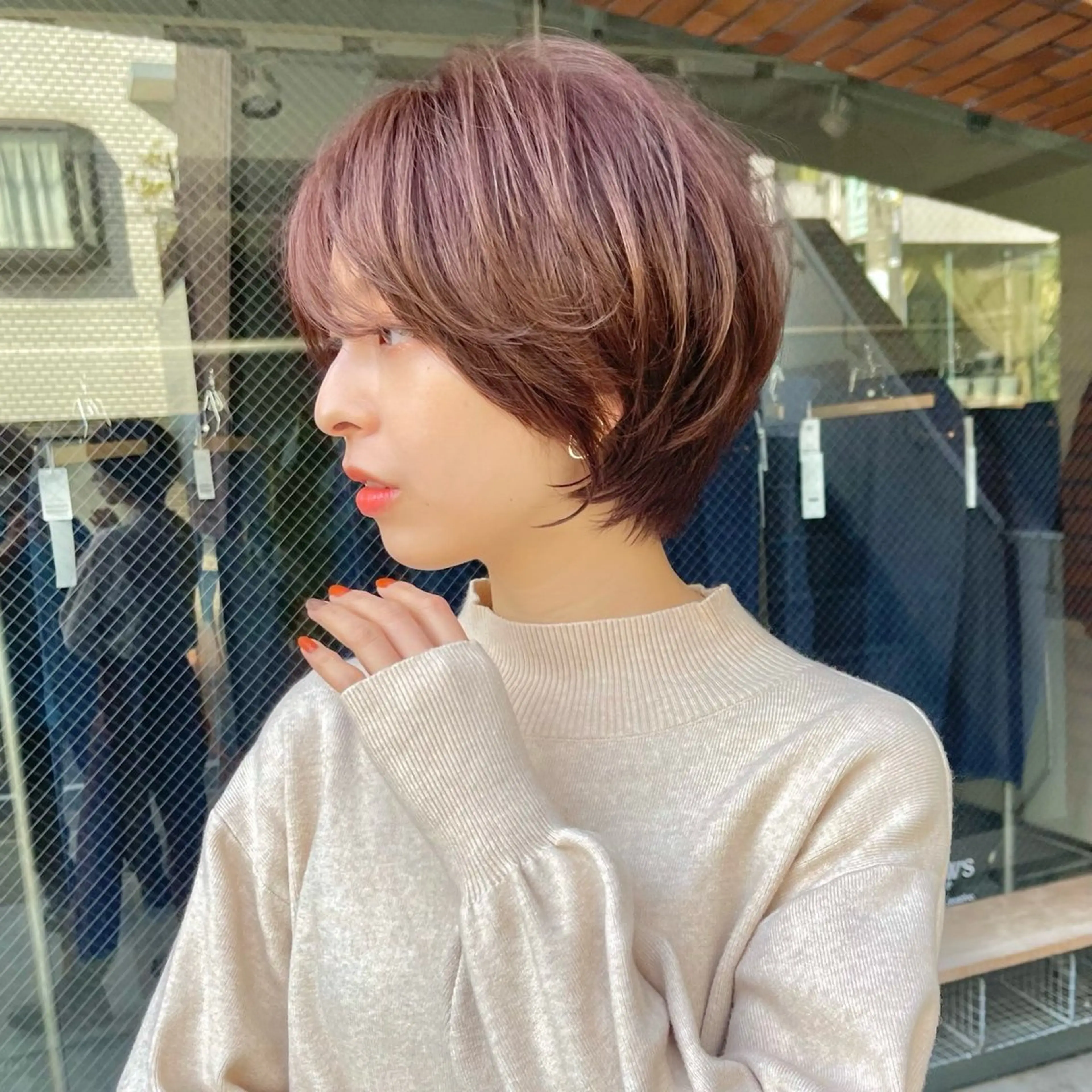 ショート 丸みショート ショートヘア メンズ特化 刈り上げない/金井のヘアスタイル