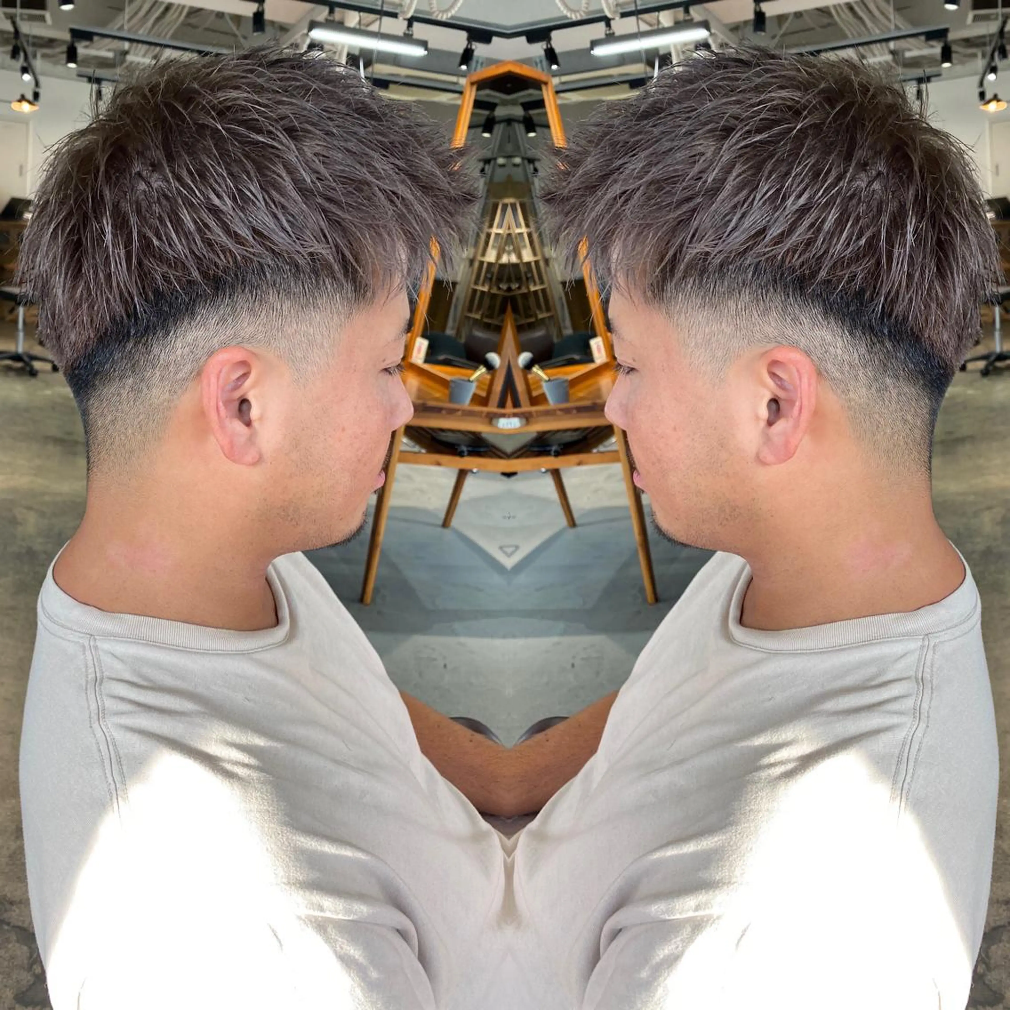 ショート カラー カット 桜木町駅徒歩5分 ハイライト横浜No1のヘアスタイル