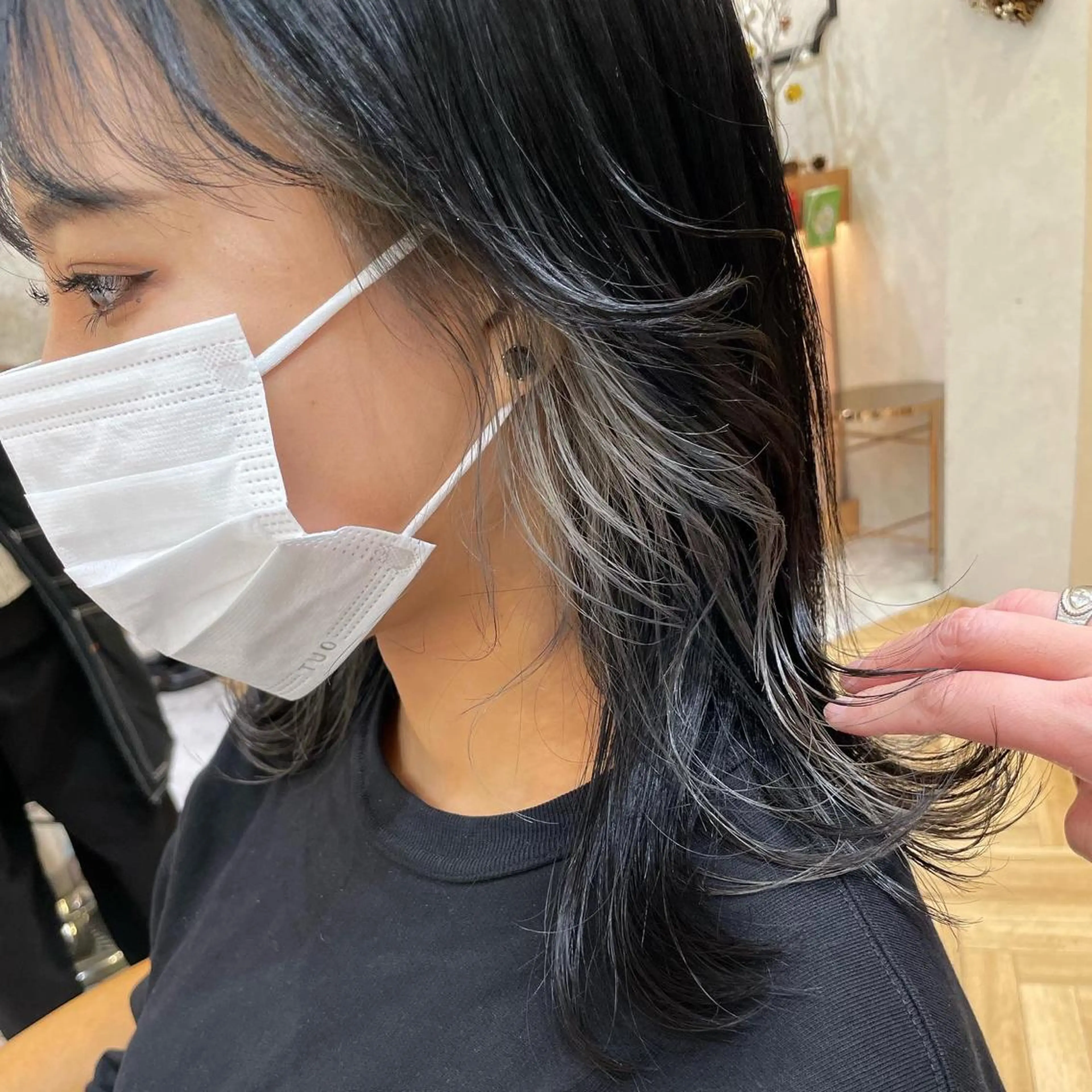 ミディアム カラー カット ヘアカラー トリートメント ♥️ブリーチ/ボブ/ レイヤー♥️maiのヘアスタイル