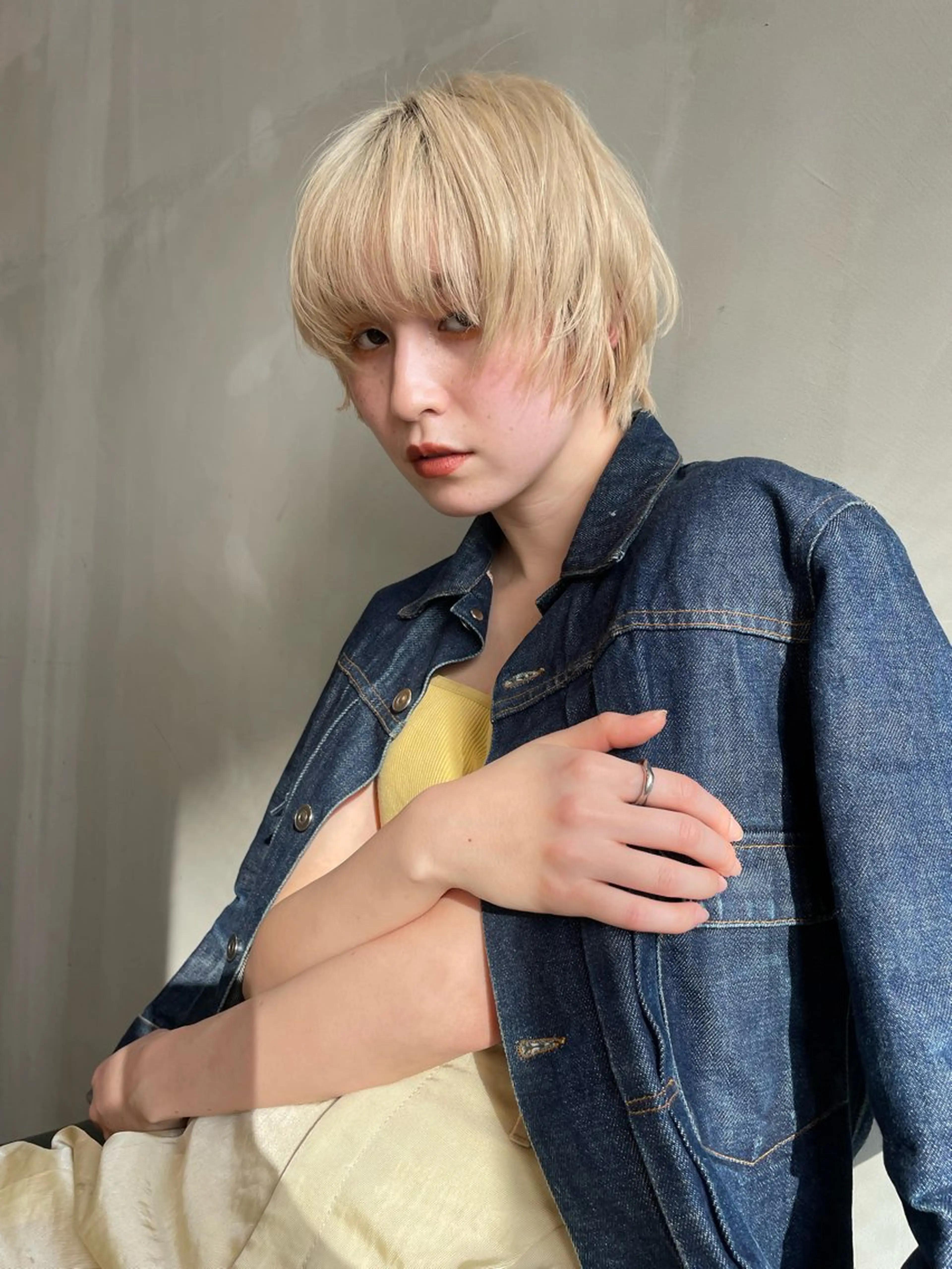 ショート カラー ショート/ボブ/ 心斎橋/宮脇美奈のヘアスタイル