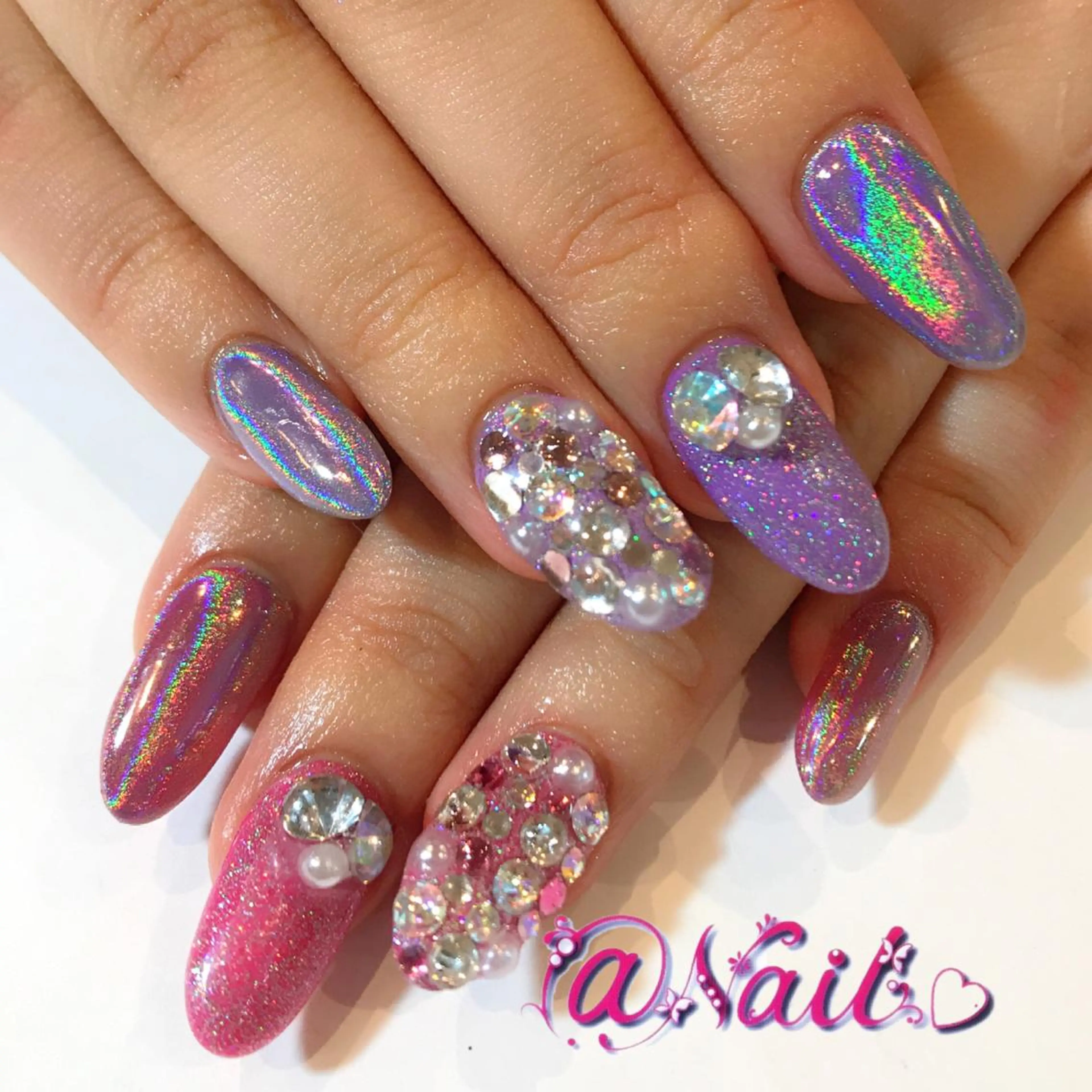 ネイル アートネイル フットネイル ジェルネイル 持ち込み スカルプネイル 小尾 栞のネイルデザイン