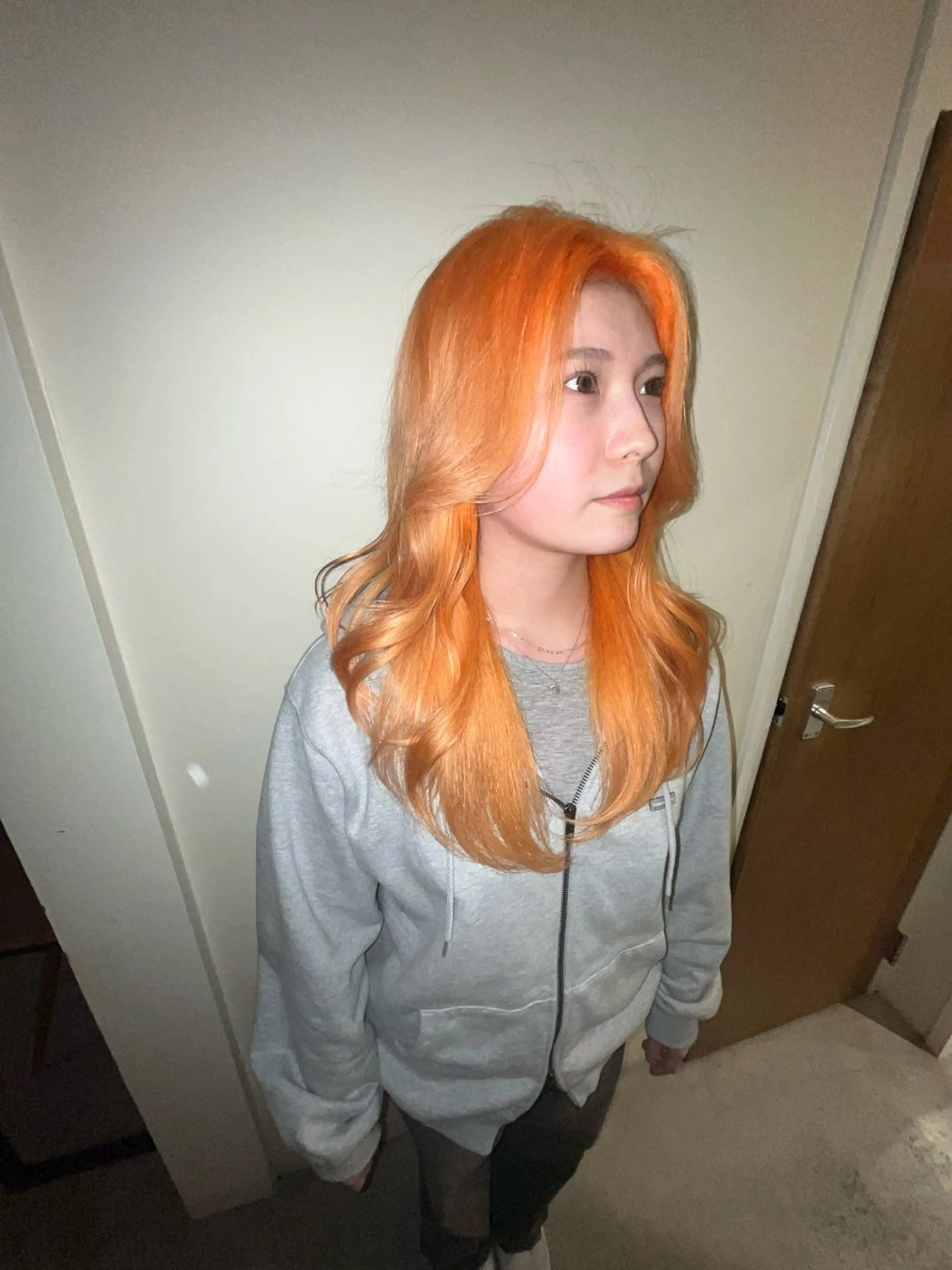 ロング カラー カット ヘアカラー 🦮shiori アイドルオタク🦮のヘアスタイル