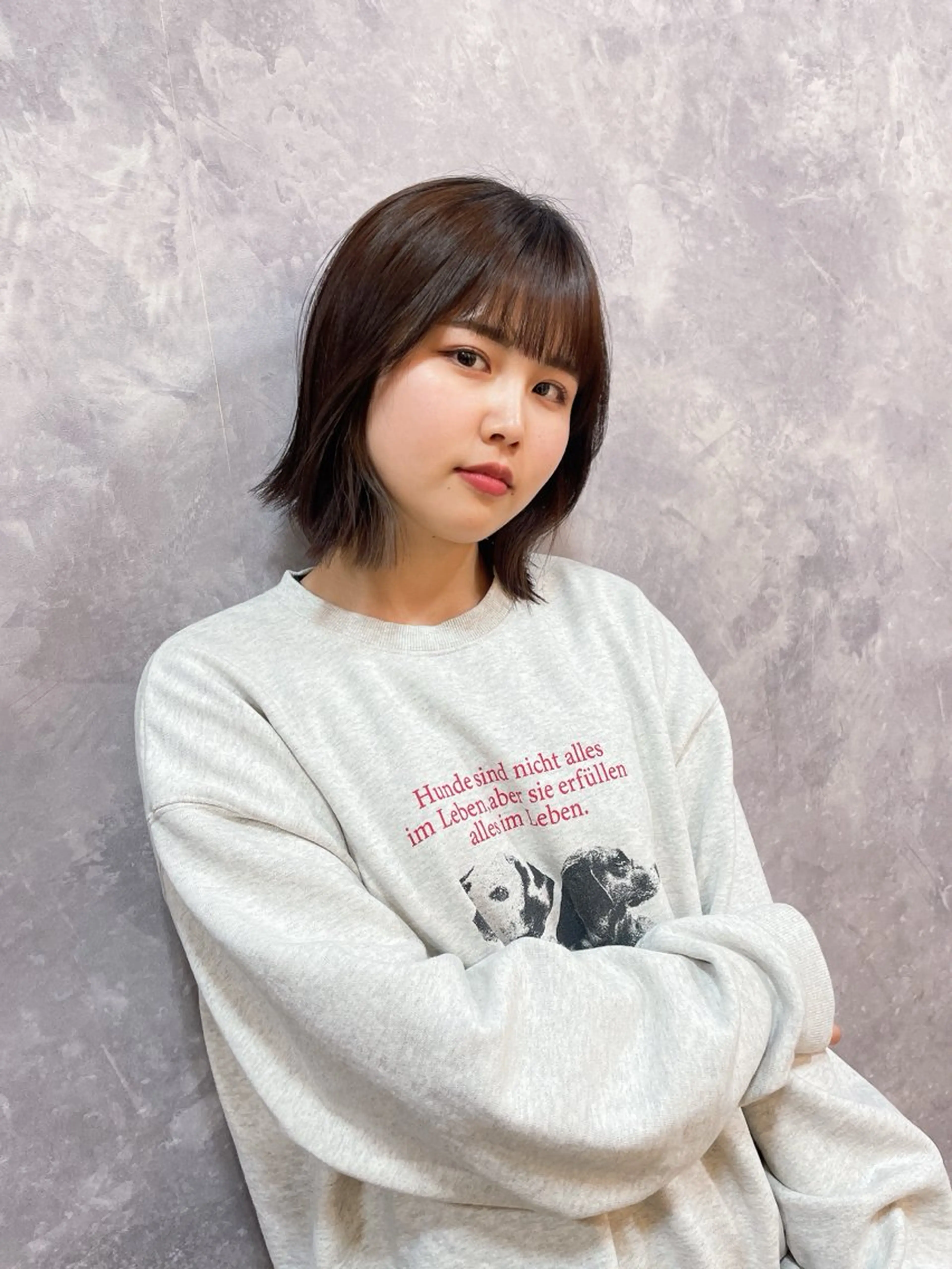 ショート カラー ヘアアレンジ 切りっぱなしボブ ボブ 縮毛矯正 青髪特化🩵 ダブルカラーのヘアスタイル