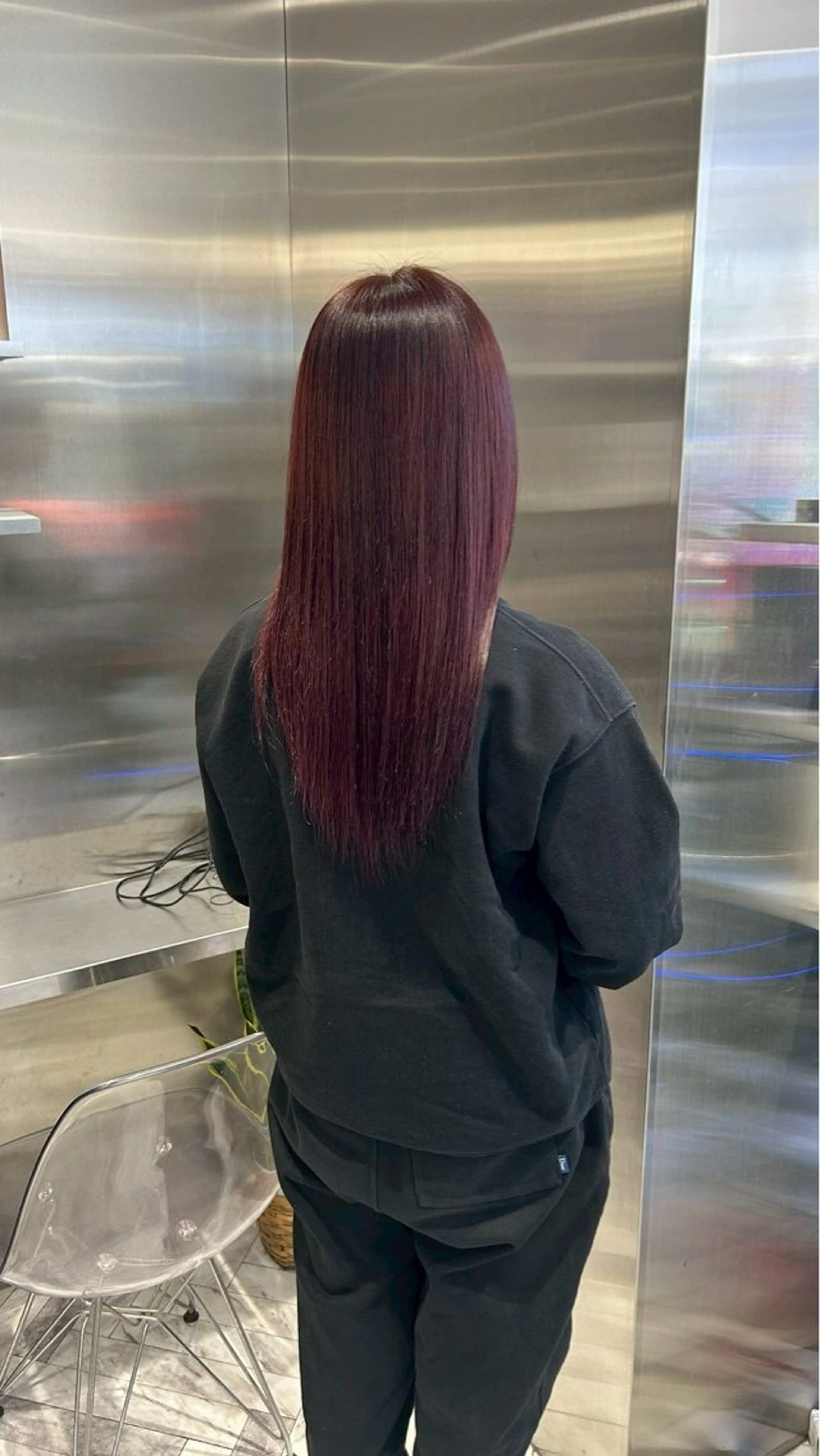 ロング カラー ヘアカラー himari💜 ハイトーンカラーのヘアスタイル