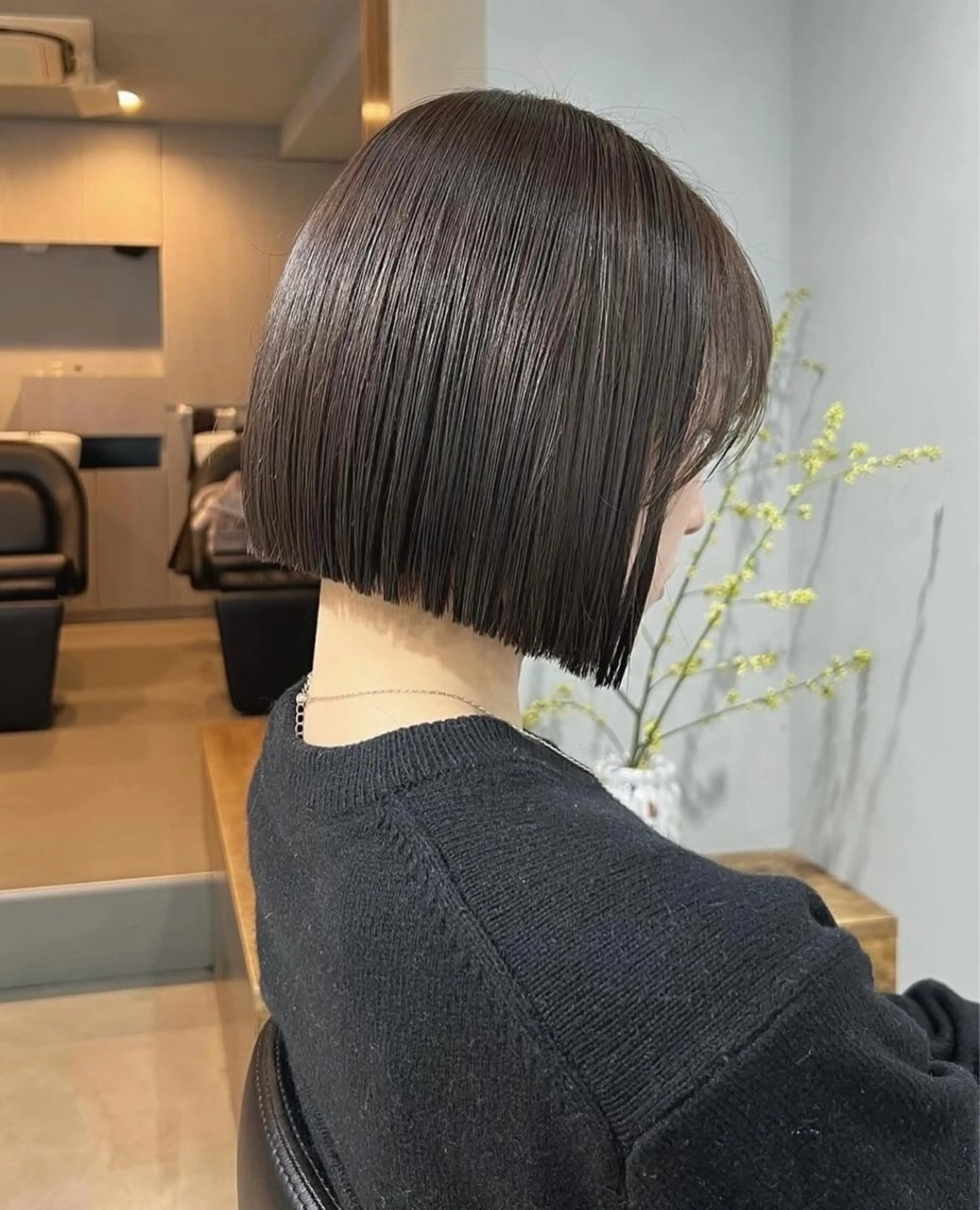 ミディアム カラー カット ヘアカラー トリートメント akane/ボブ /ブラウンベージュのヘアスタイル