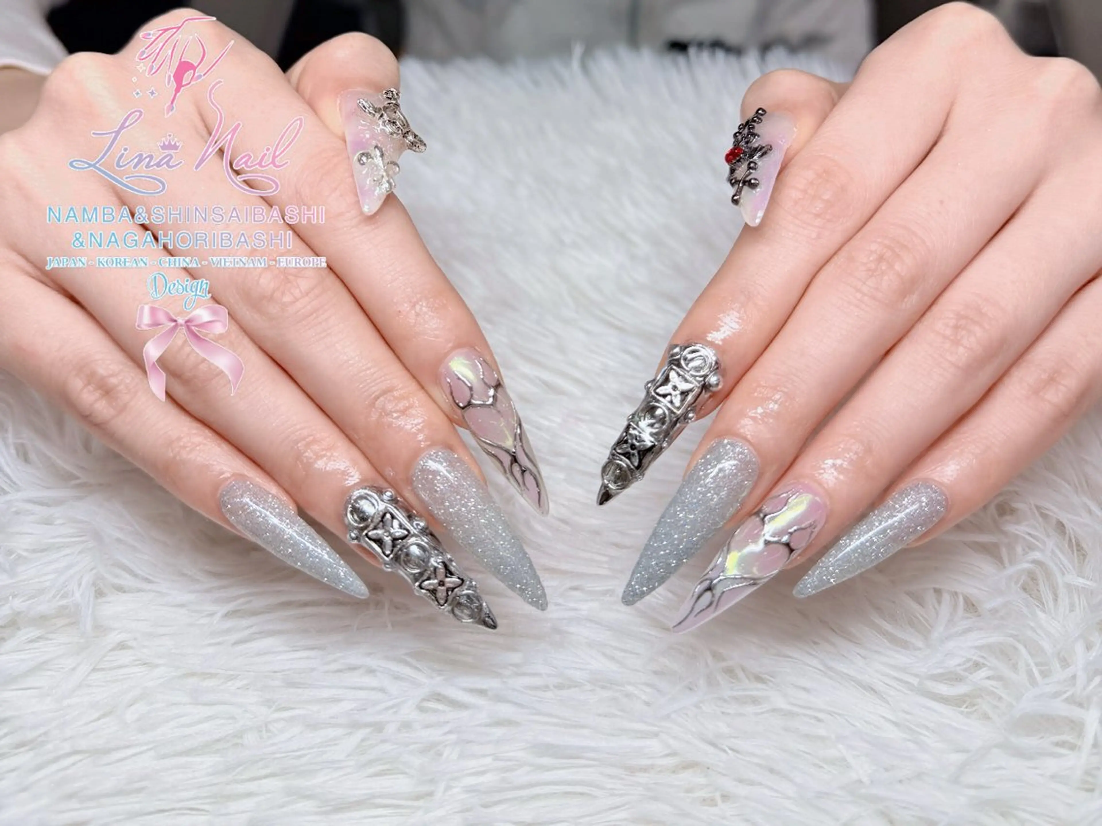 ネイル フットネイル ジェルネイル 持ち込み ネイルチップ ハンドネイル リナネイル 長堀橋店／東心斎橋店のネイルデザイン