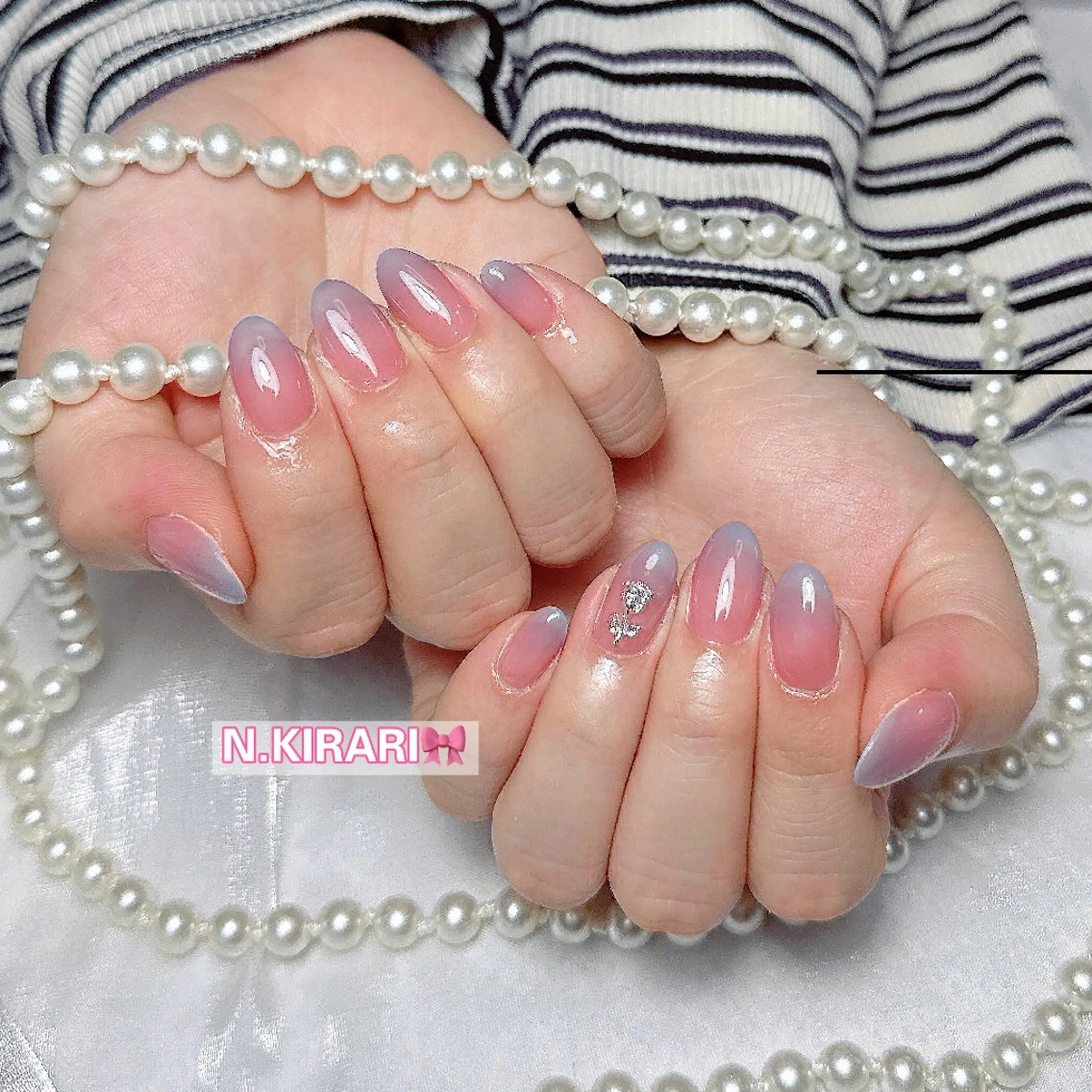 ネイル ハンドネイル ハンドケア 🎀 ユズ 🎀のネイルデザイン