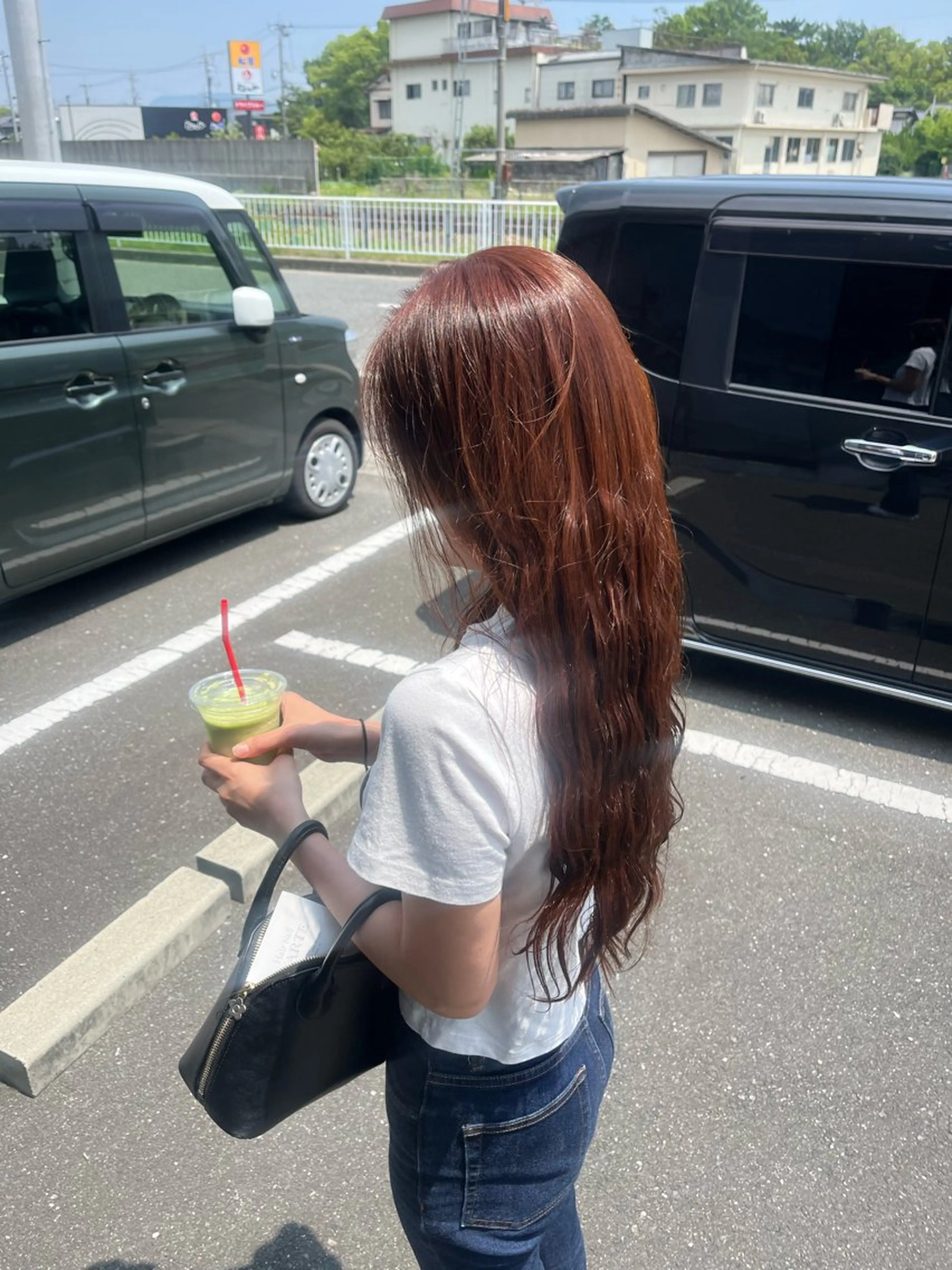 ロング カラー 友滝 真菜美のヘアスタイル