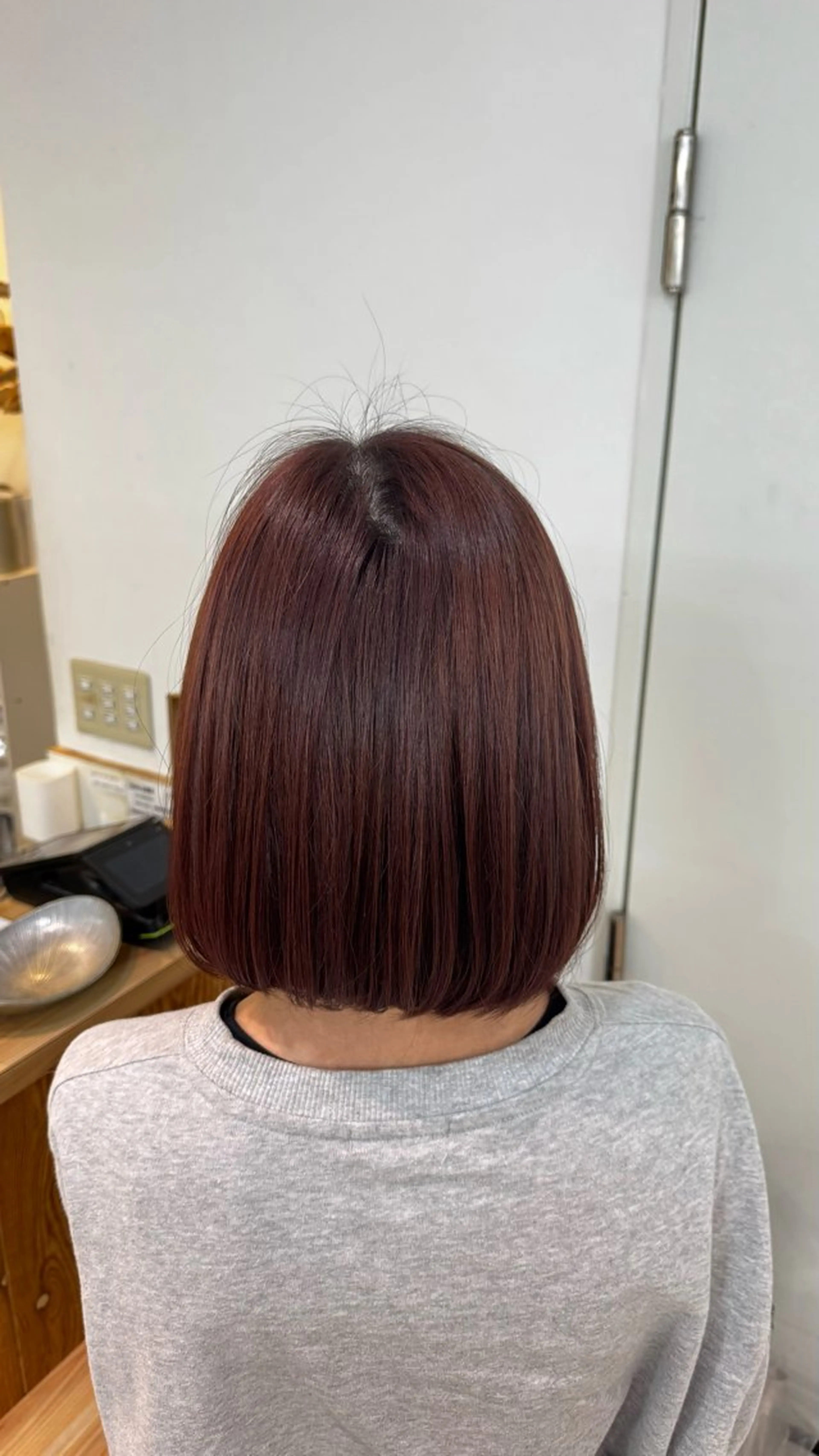 ショート ヘアカラー 内村 光之介のヘアスタイル
