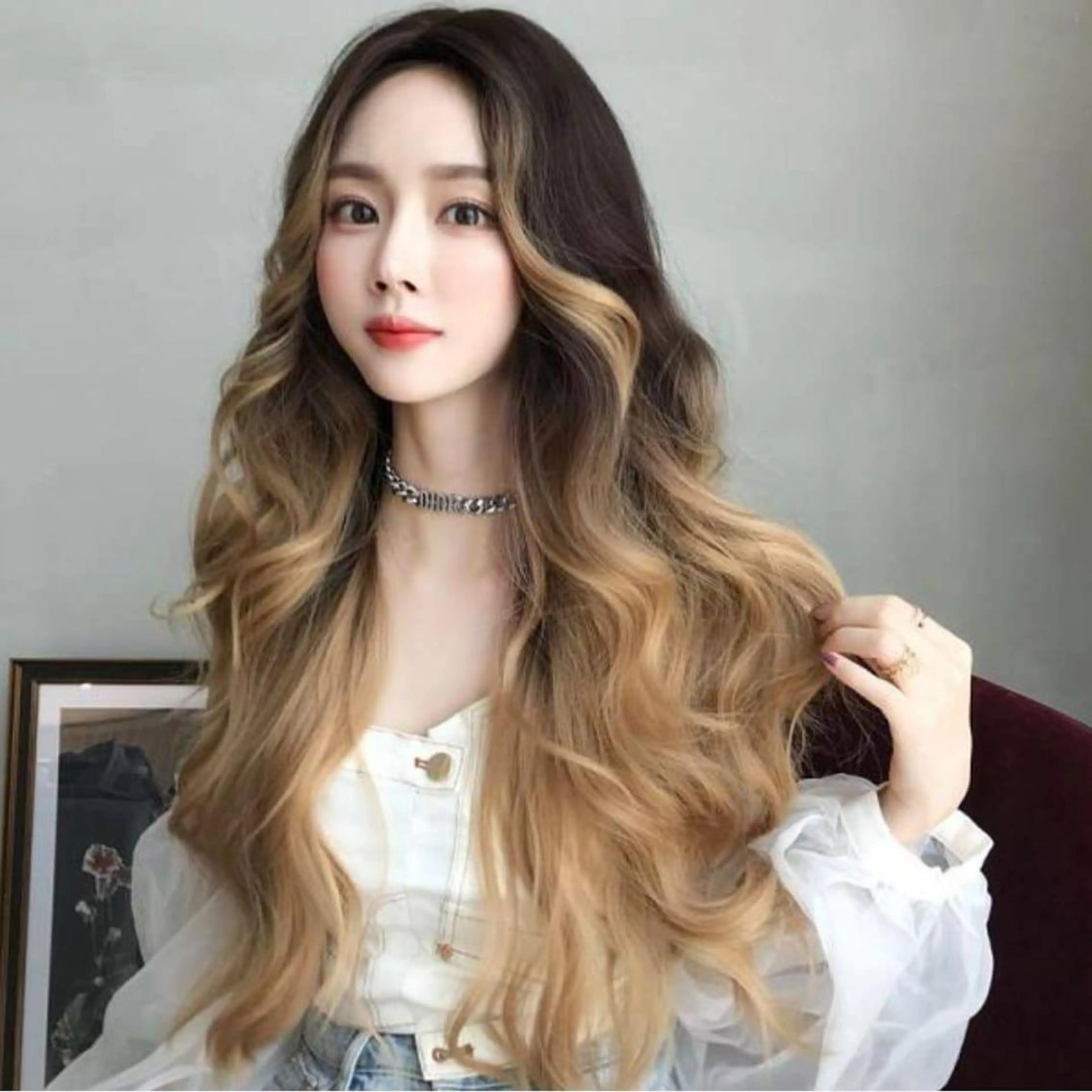 ロング エクステ ロング 桃屋 桃屋のヘアスタイル
