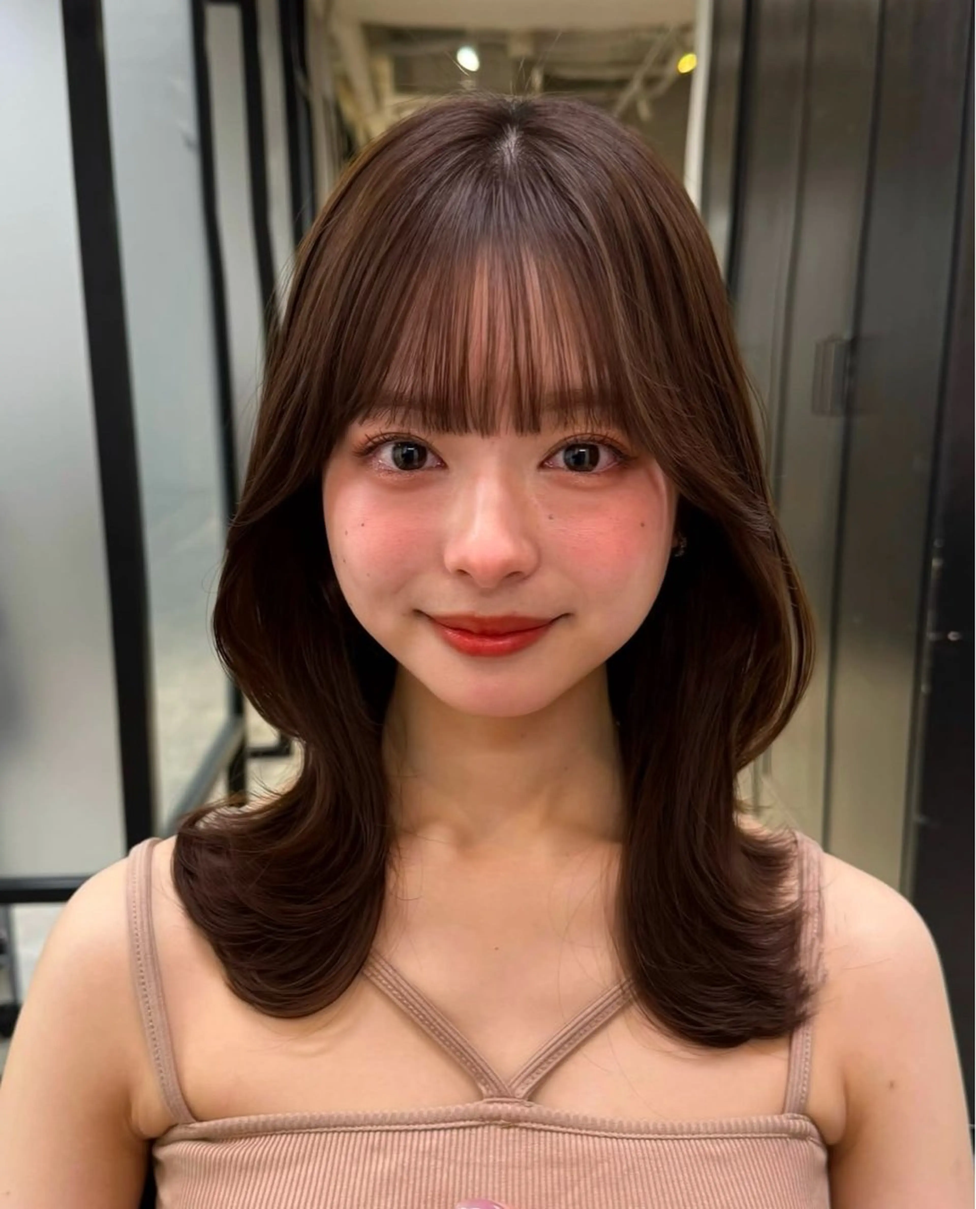 ミディアム Aura所属・丸山 心 / 艶カラーのヘアスタイル