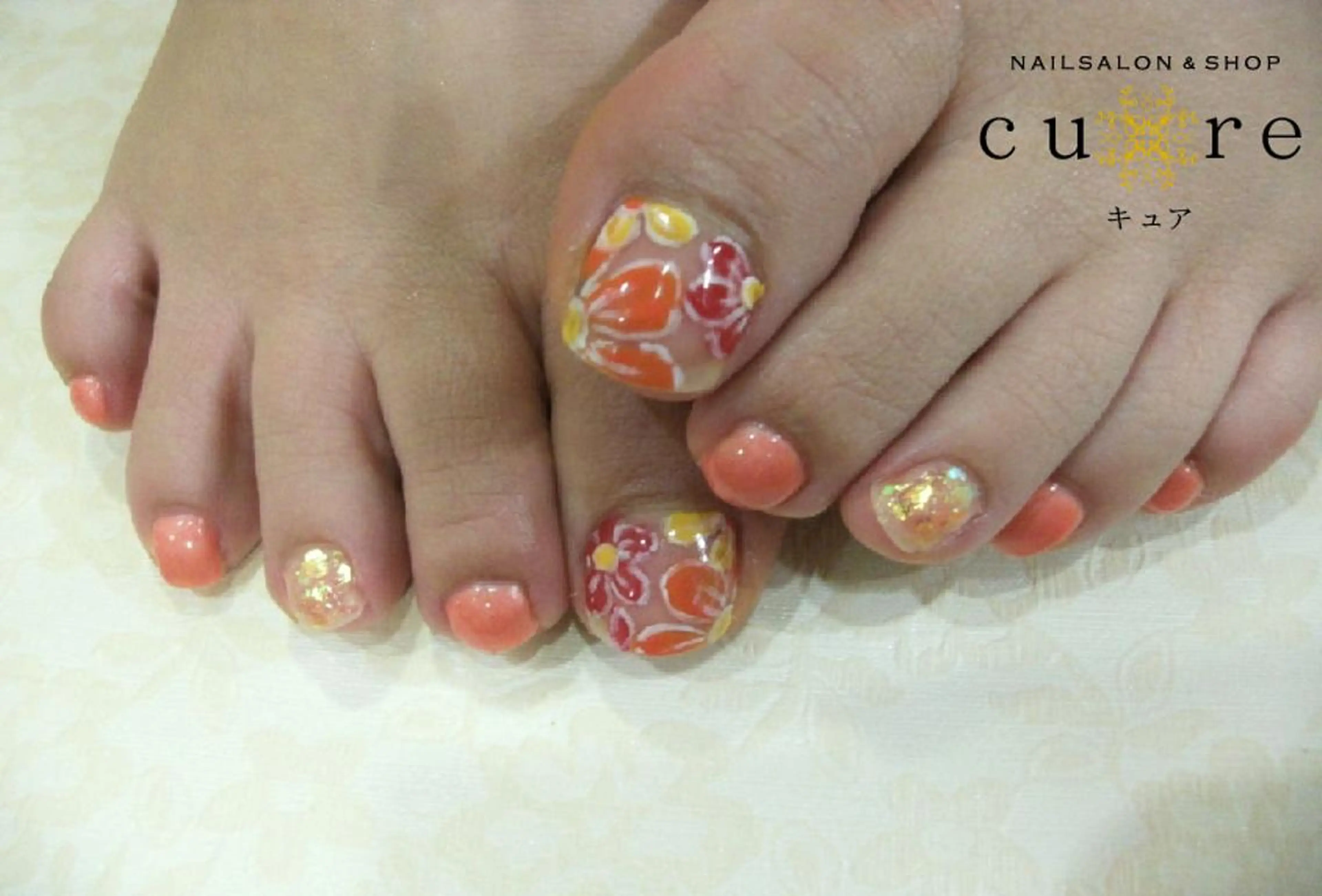 ショート ネイル ネイルサロン Cureのネイルデザイン