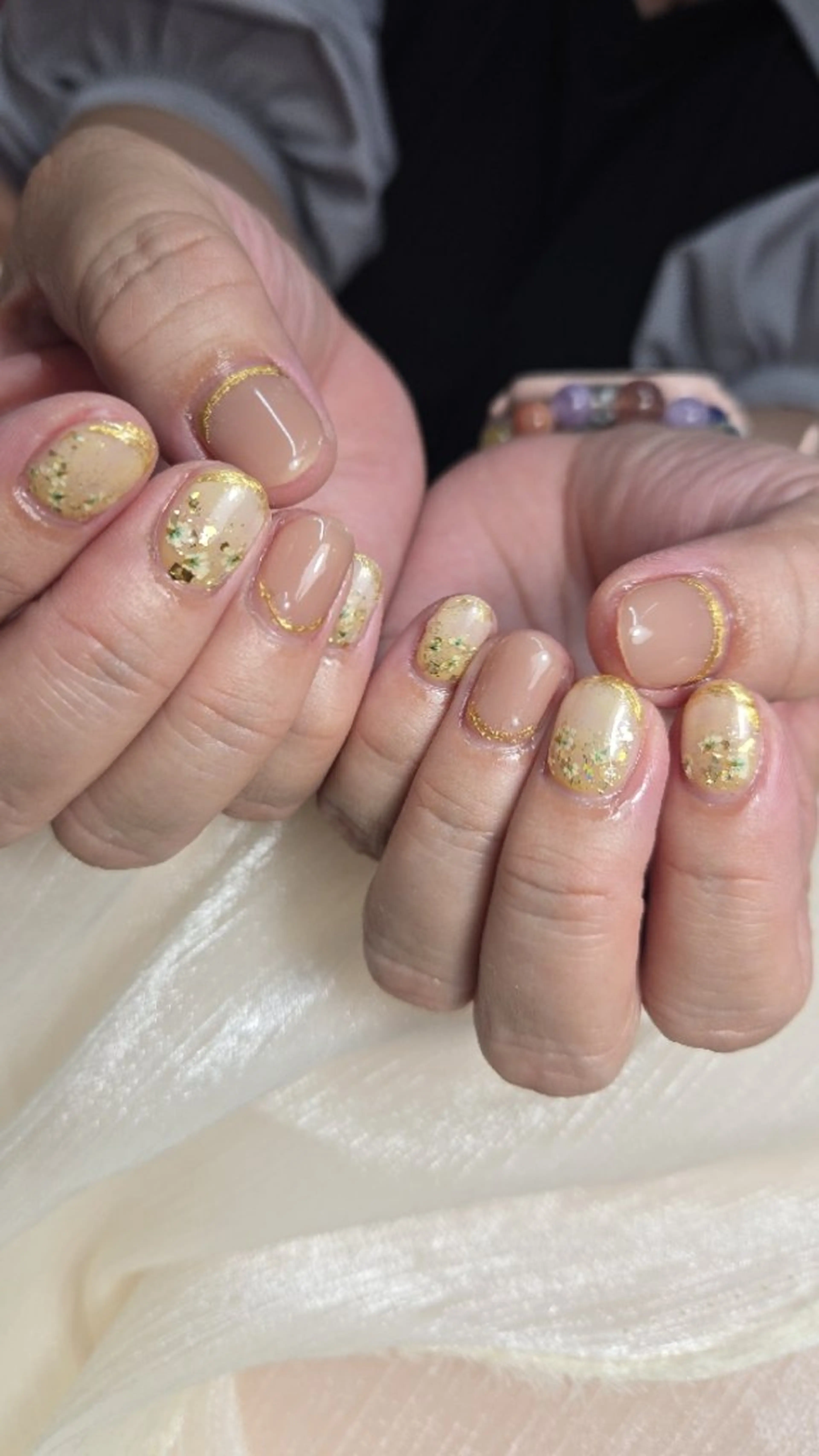 ネイル 持ち込み 春ネイル ハンドネイル ネイルサロンベルティ .ひとみのネイルデザイン