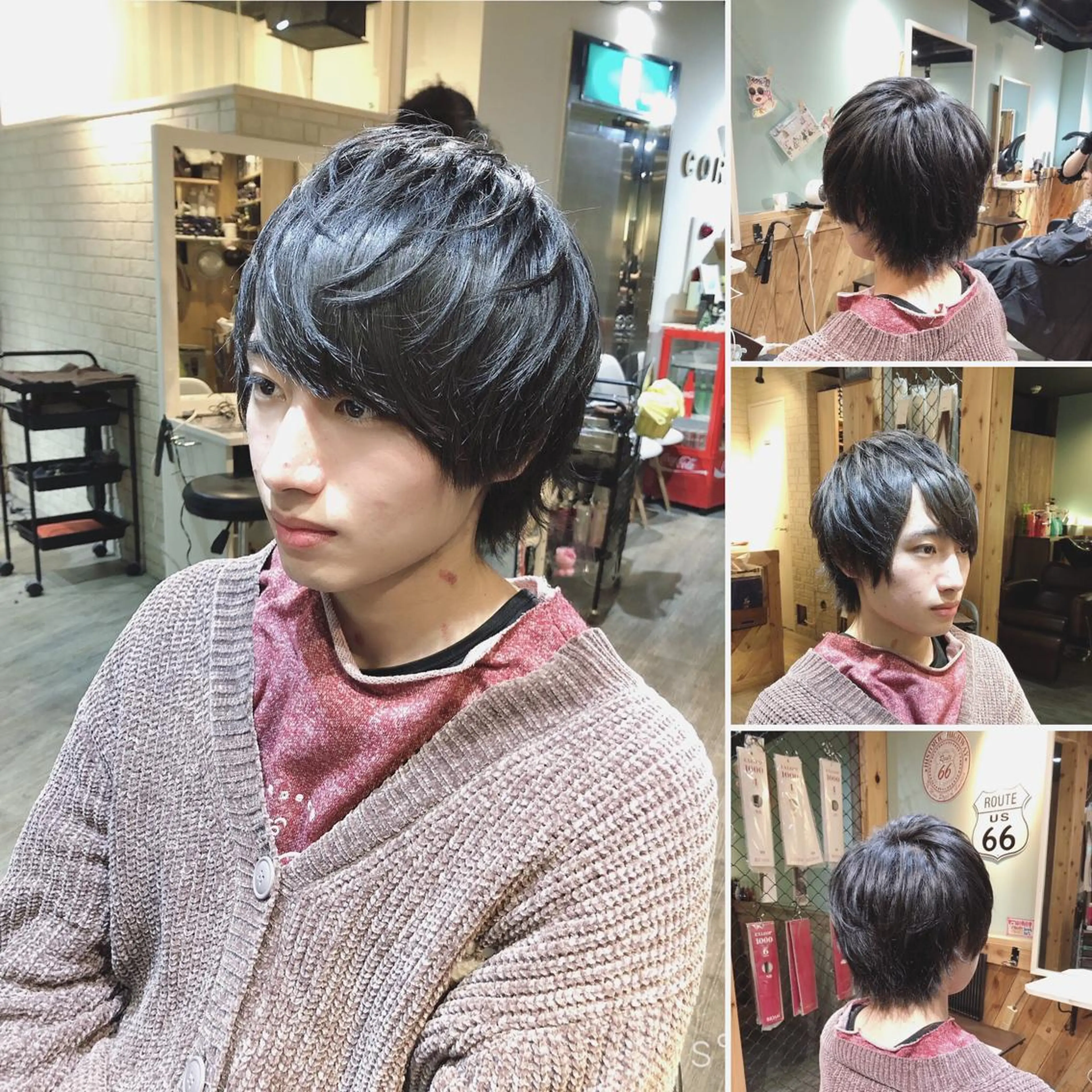 ショート カラー メンズ 薮 恵一のヘアスタイル