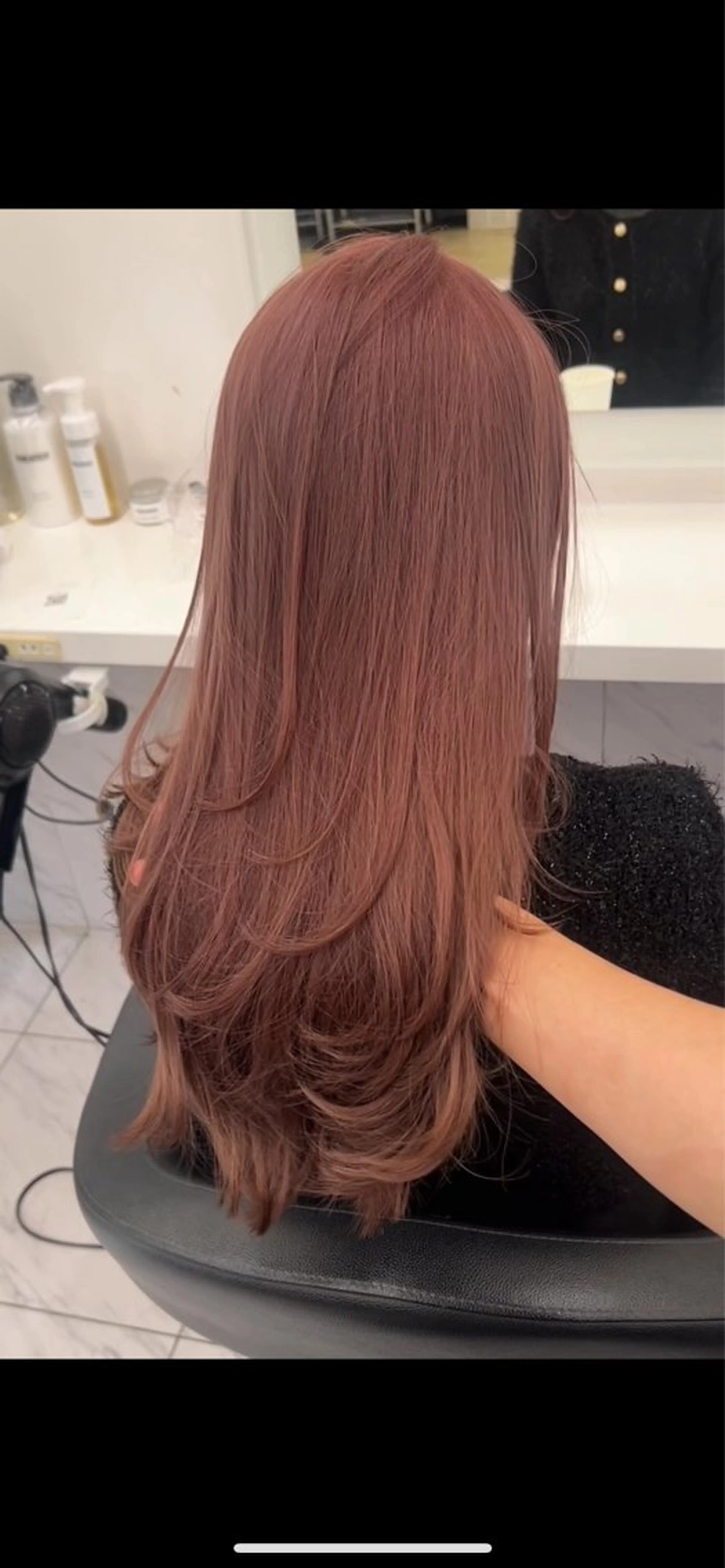 ロング ヘアカラー トリートメント 🤍透明感/韓国風/ レイヤー/優大🤍のヘアスタイル