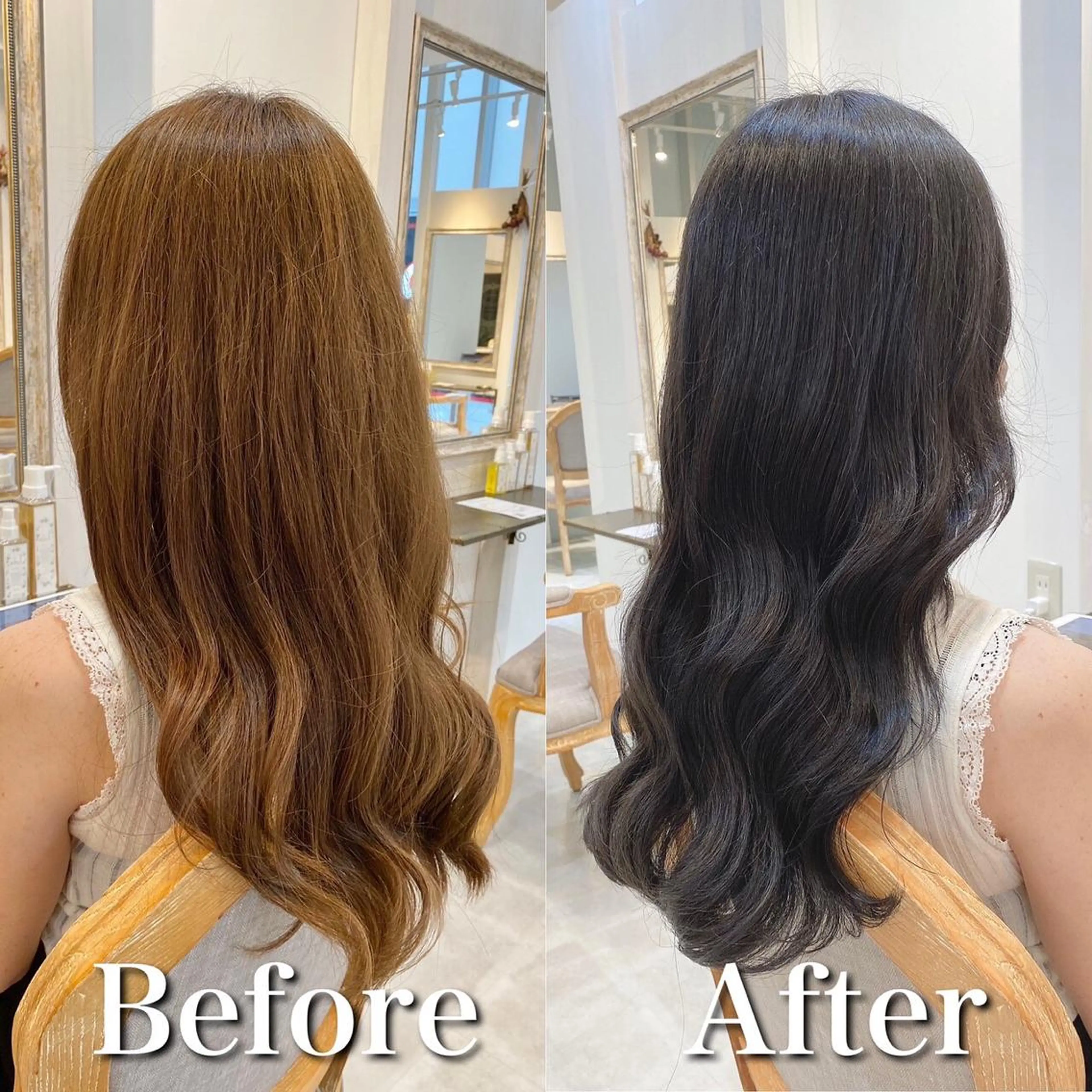 ロング カラー 透明感カラー 小柳 公邦のヘアスタイル