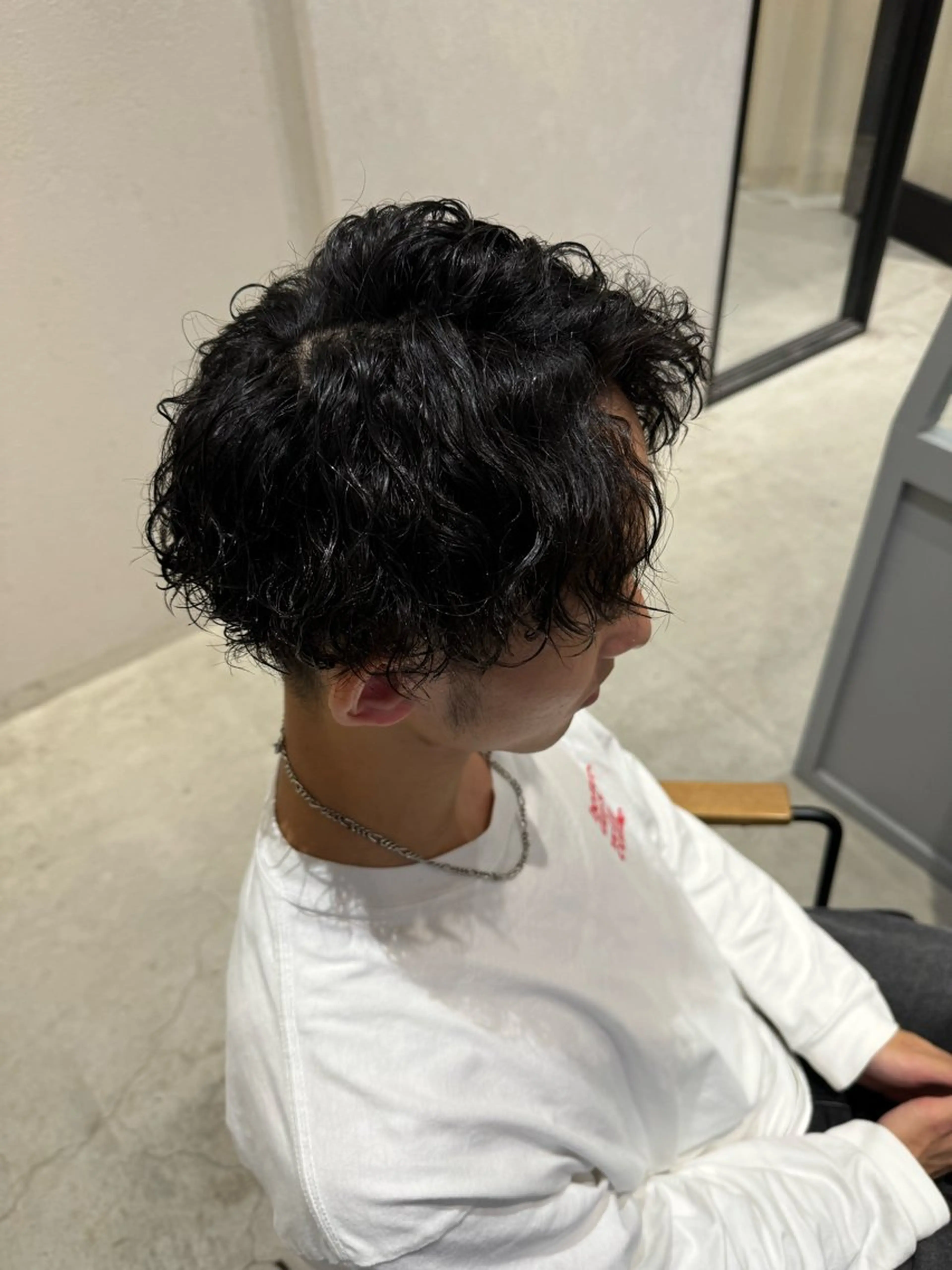 メンズ パーマ 保坂 瞭のヘアスタイル