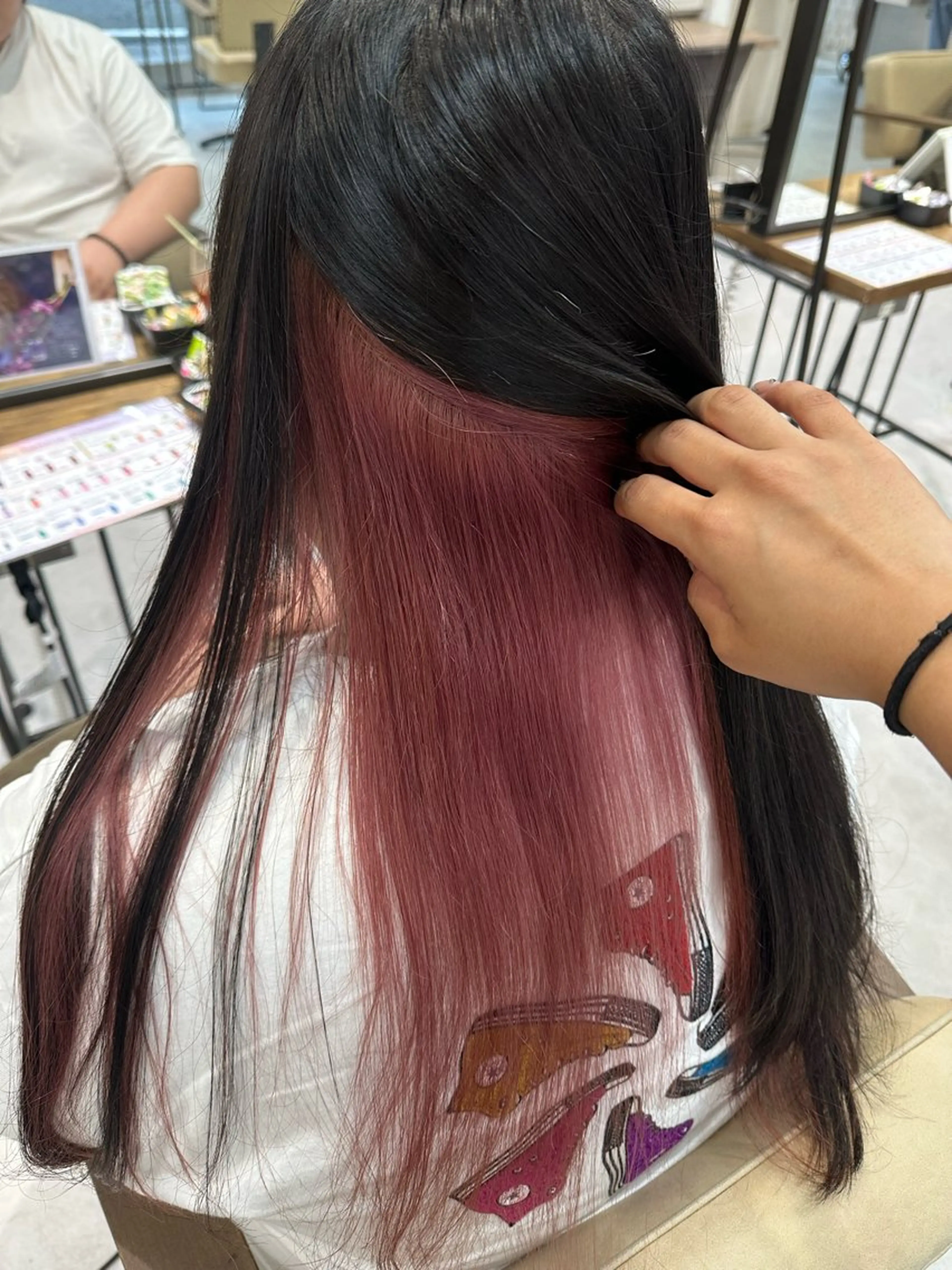 ロング カラー 髪質改善AUSTIN登戸所属・ICHIKA/暖色 カラー / Wカラーのヘアスタイル