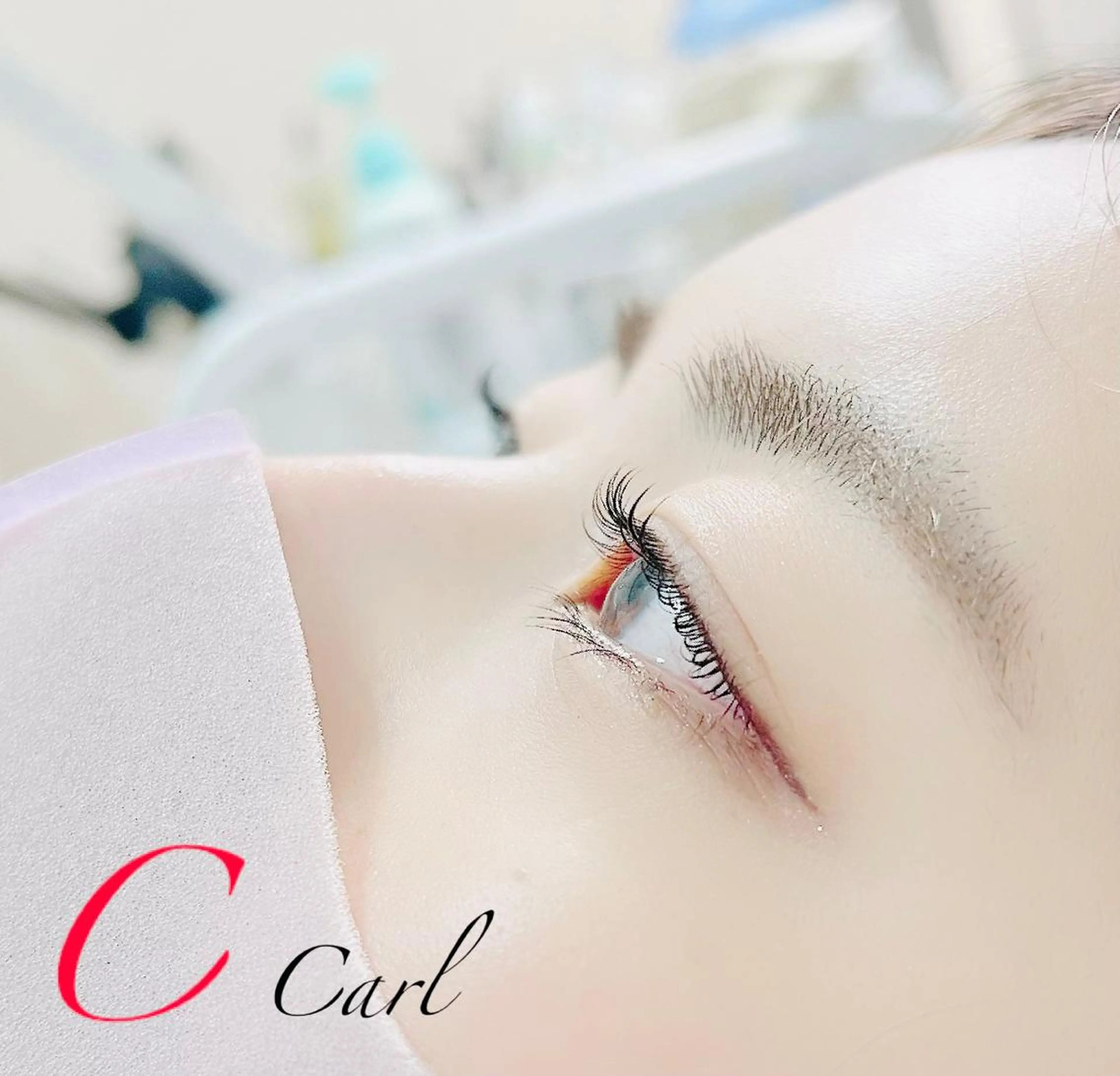 マツエク・マツパ ケラチンラッシュリフト バインドロック Cカール キュート フラットラッシュ eyelash presh yukaのマツエク・マツパデザイン