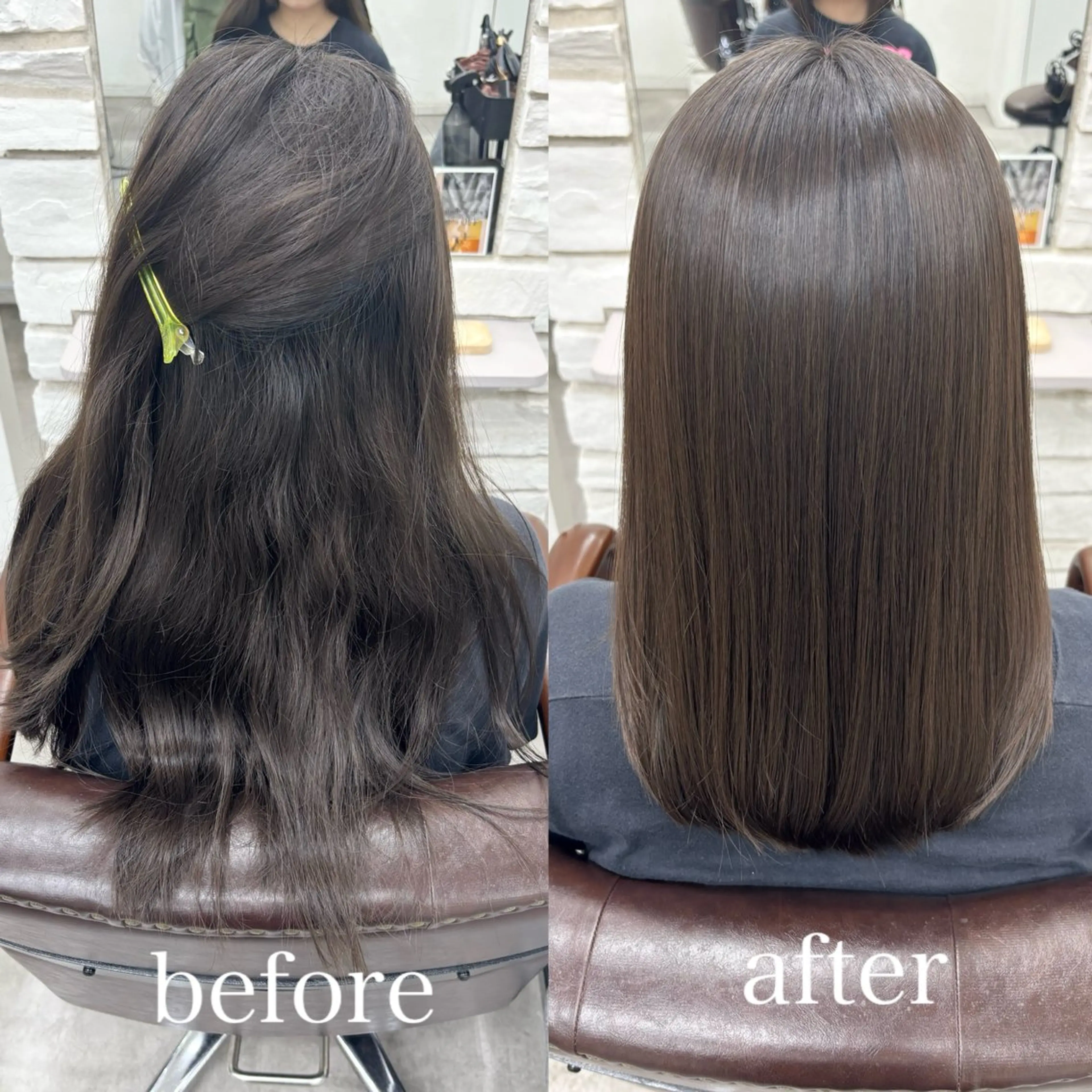 ロング カット 縮毛矯正 I see所属・I see/天王寺/ 髪質改善/本田 唯のヘアスタイル