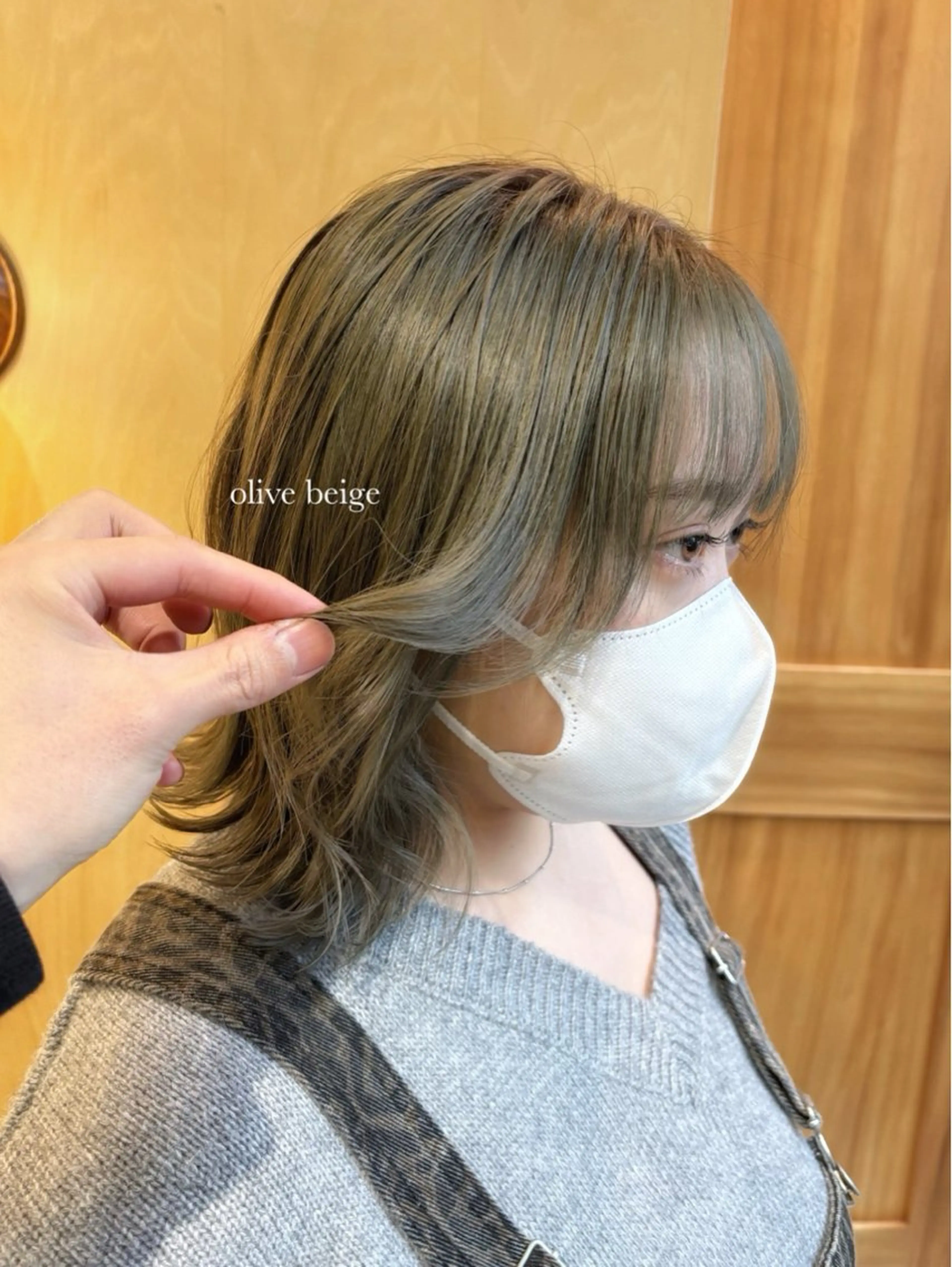 ミディアム カラー ヘアカラー トリートメント 🌈艶ハイトーン🌈 心を込めます🤝涼介のヘアスタイル