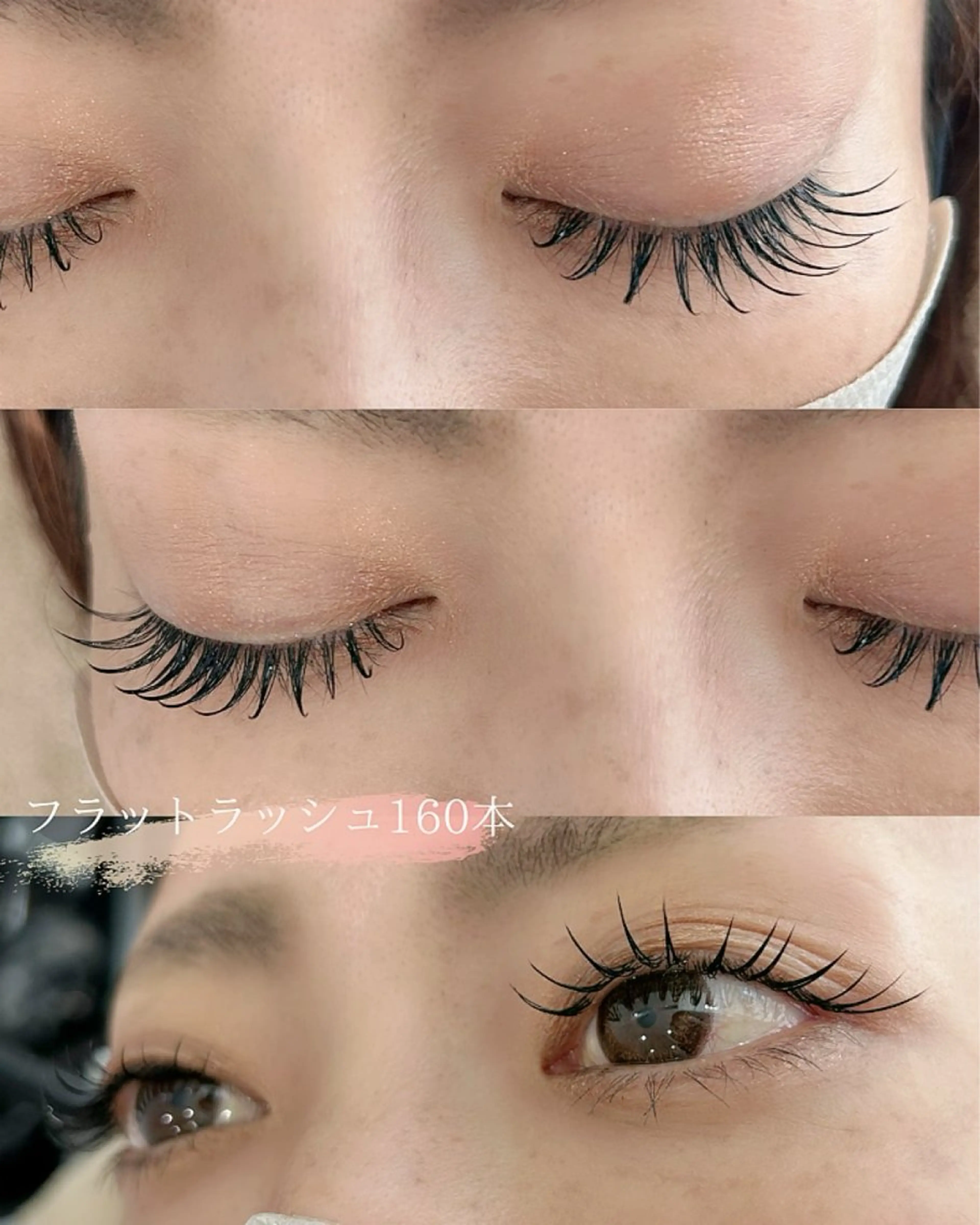 マツエク・マツパ フラットラッシュ マツエク THE  LASH MOMOKOのマツエク・マツパデザイン