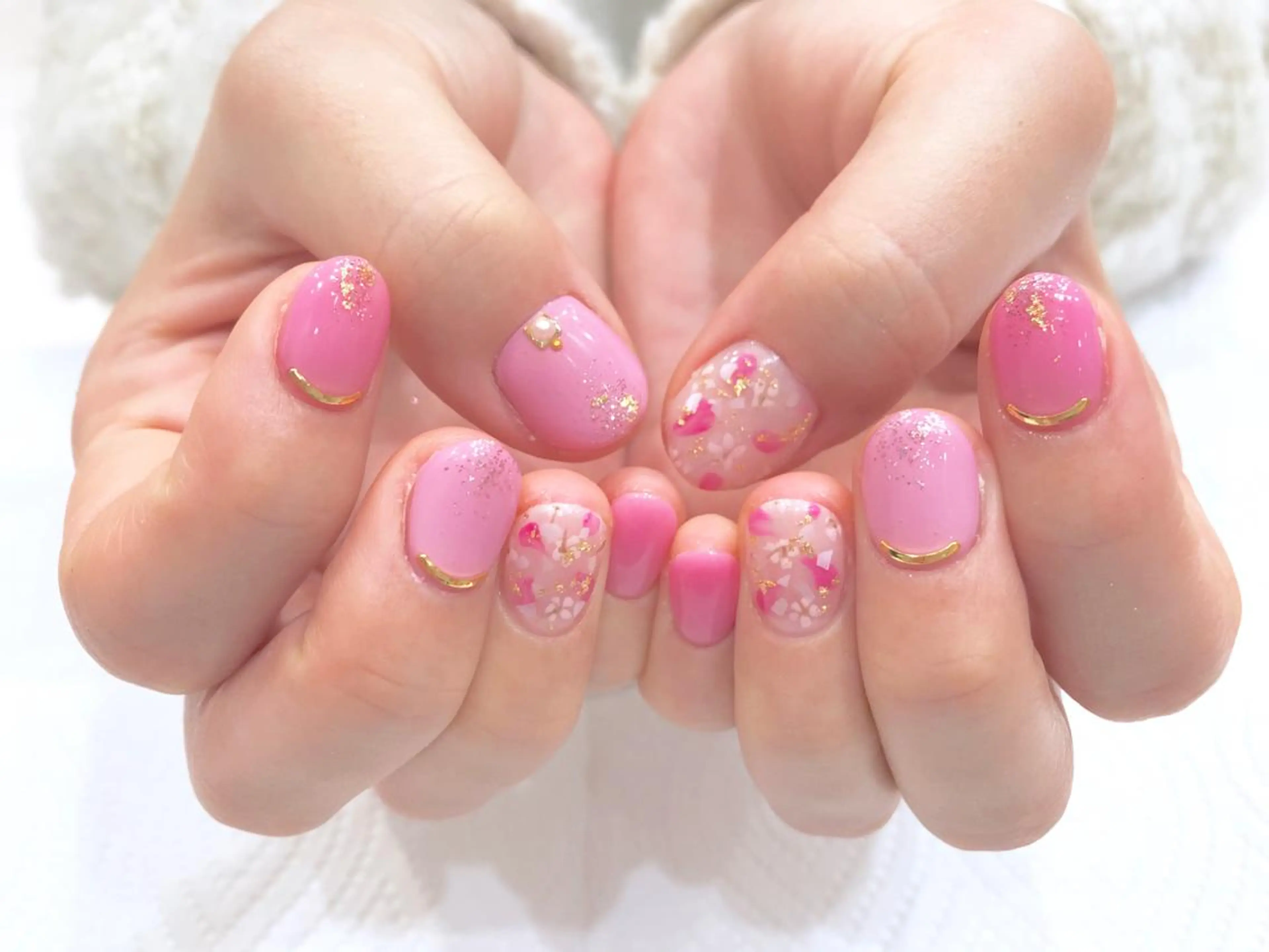 ネイル ショートネイル 春ネイル Ash関内ネイリスト 荒木のネイルデザイン