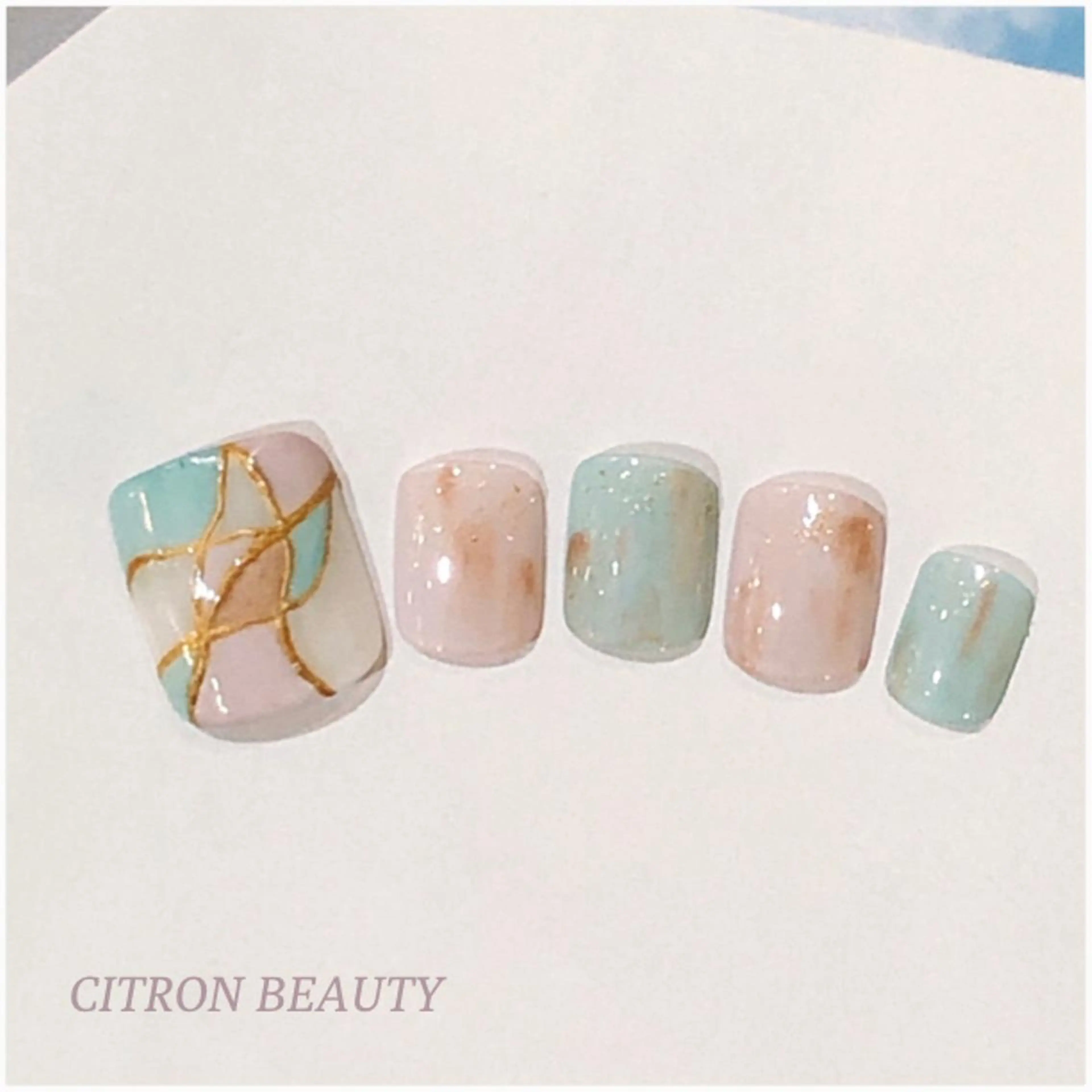 ネイル フットネイル CITRON NAIL💅練習生のネイルデザイン