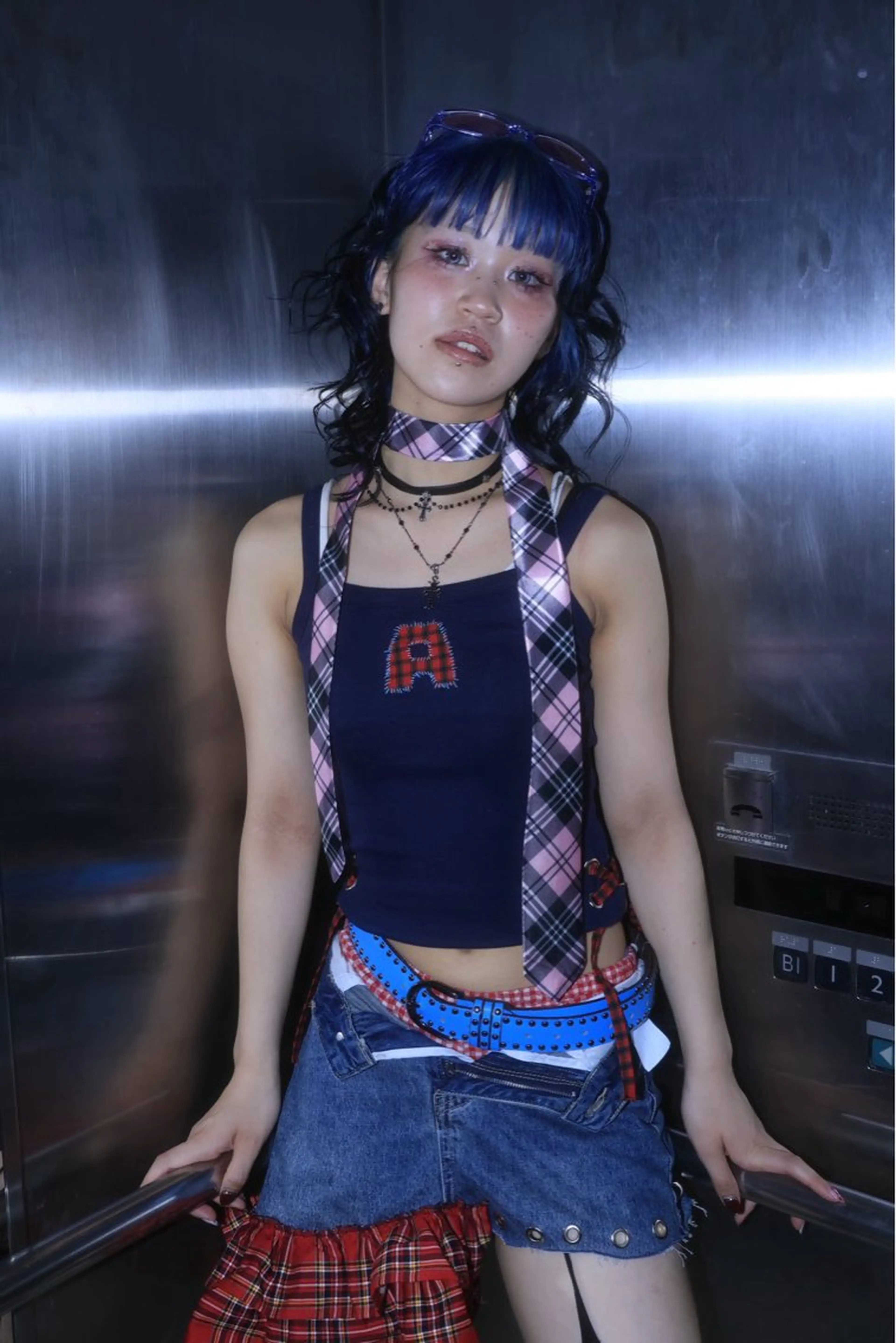 セミロング カラー ヘアアレンジ 🦠デザインカラー/ 魚瀬あおい🦠のヘアスタイル