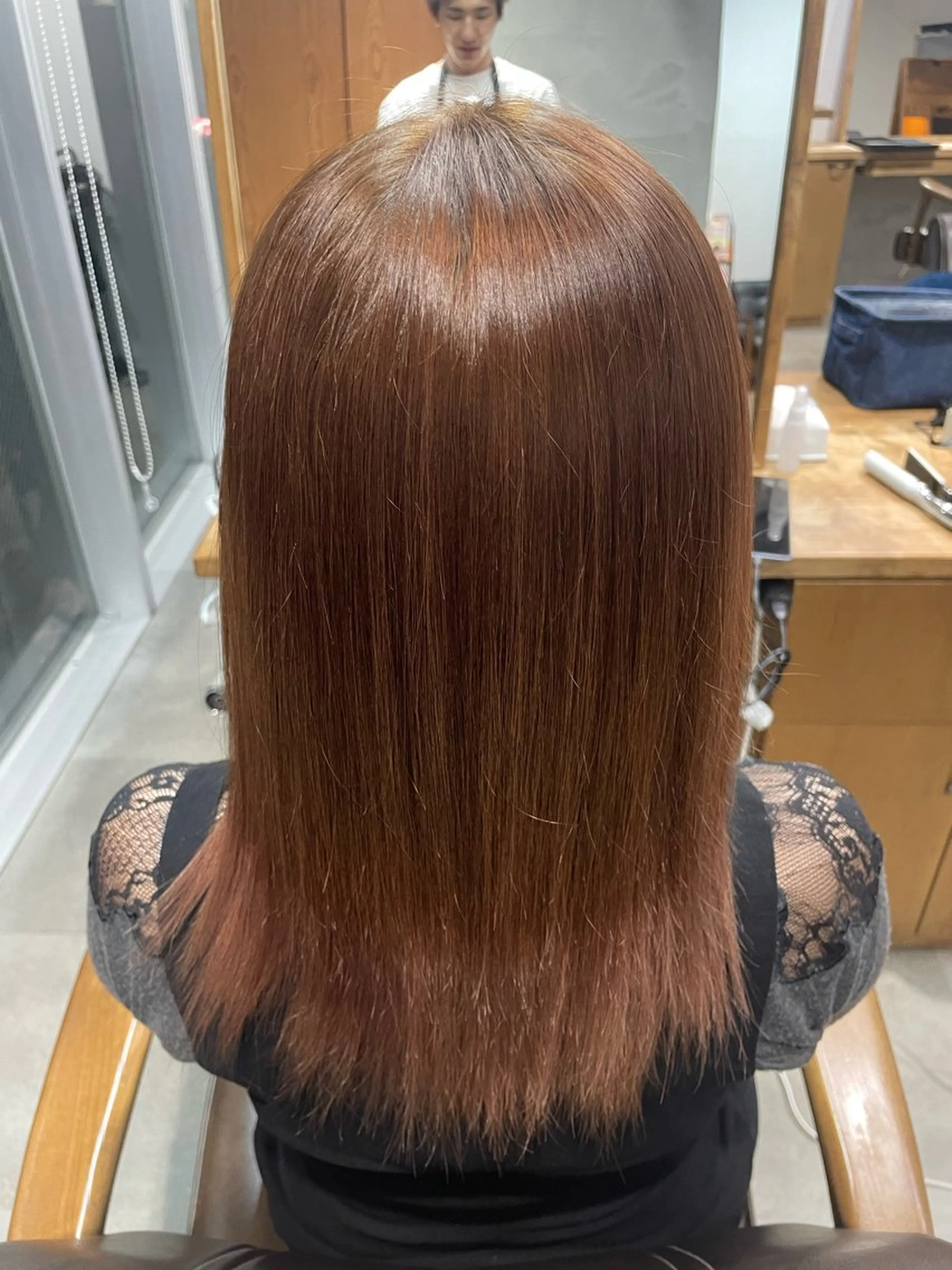 ミディアム カラー 🌿似合わせブリーチ 小俣　来🌿のヘアスタイル