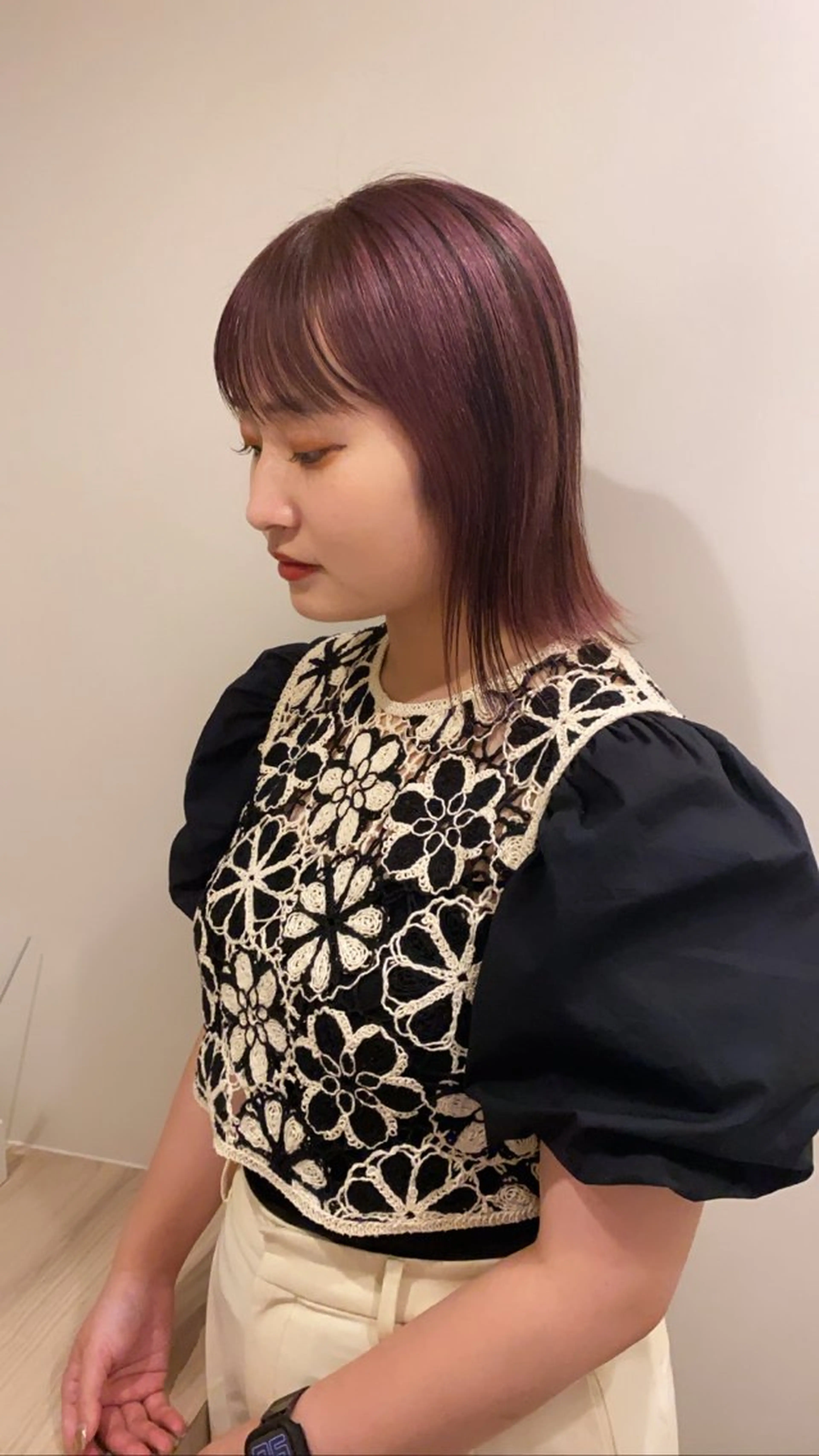 ミディアム カラー メンズパーマ💈藤田 晃志のヘアスタイル