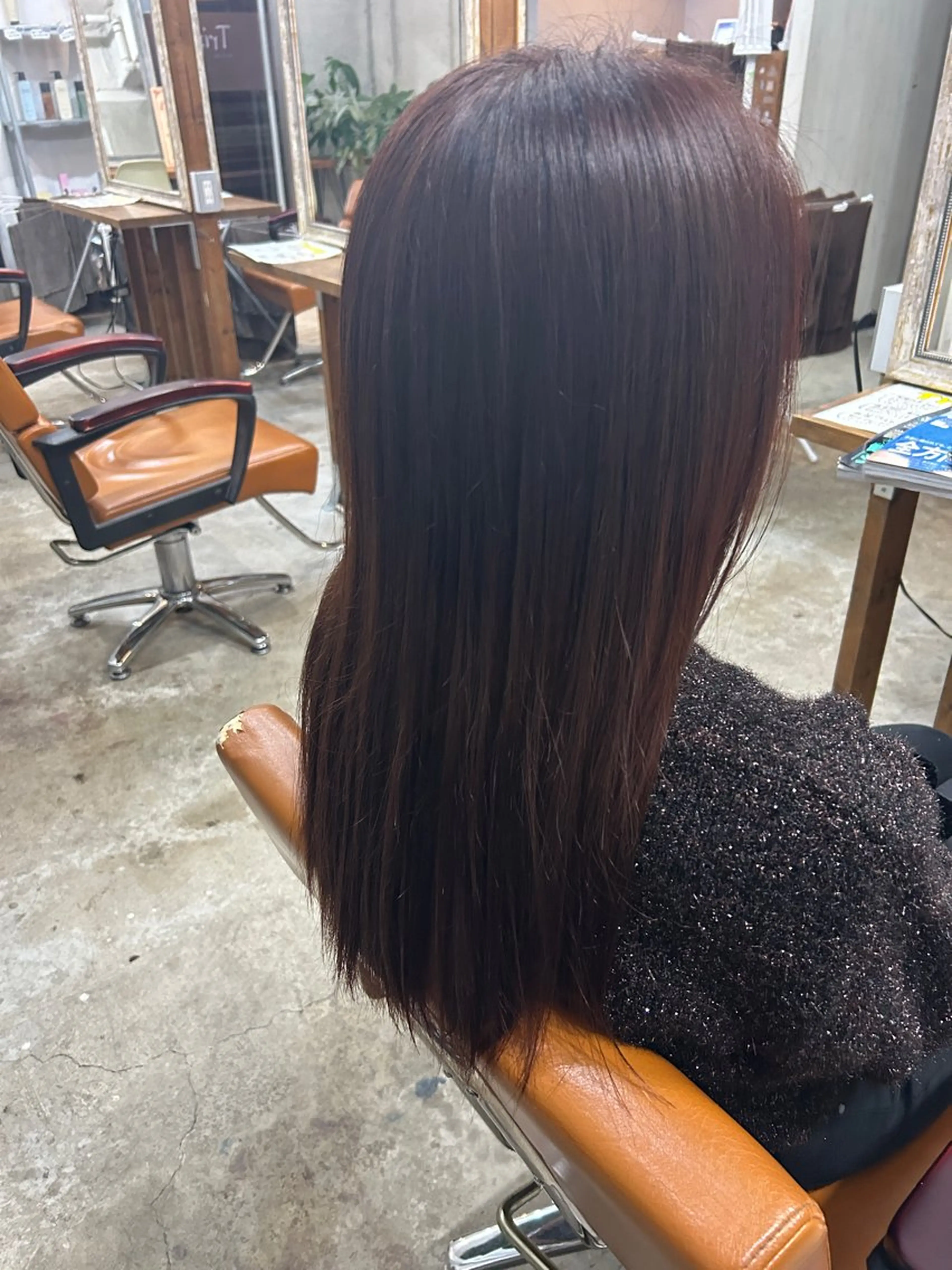 カラー ブラウンカラー レッドカラー ヘアカラー Yukino/ 透明カラー🫧のヘアスタイル