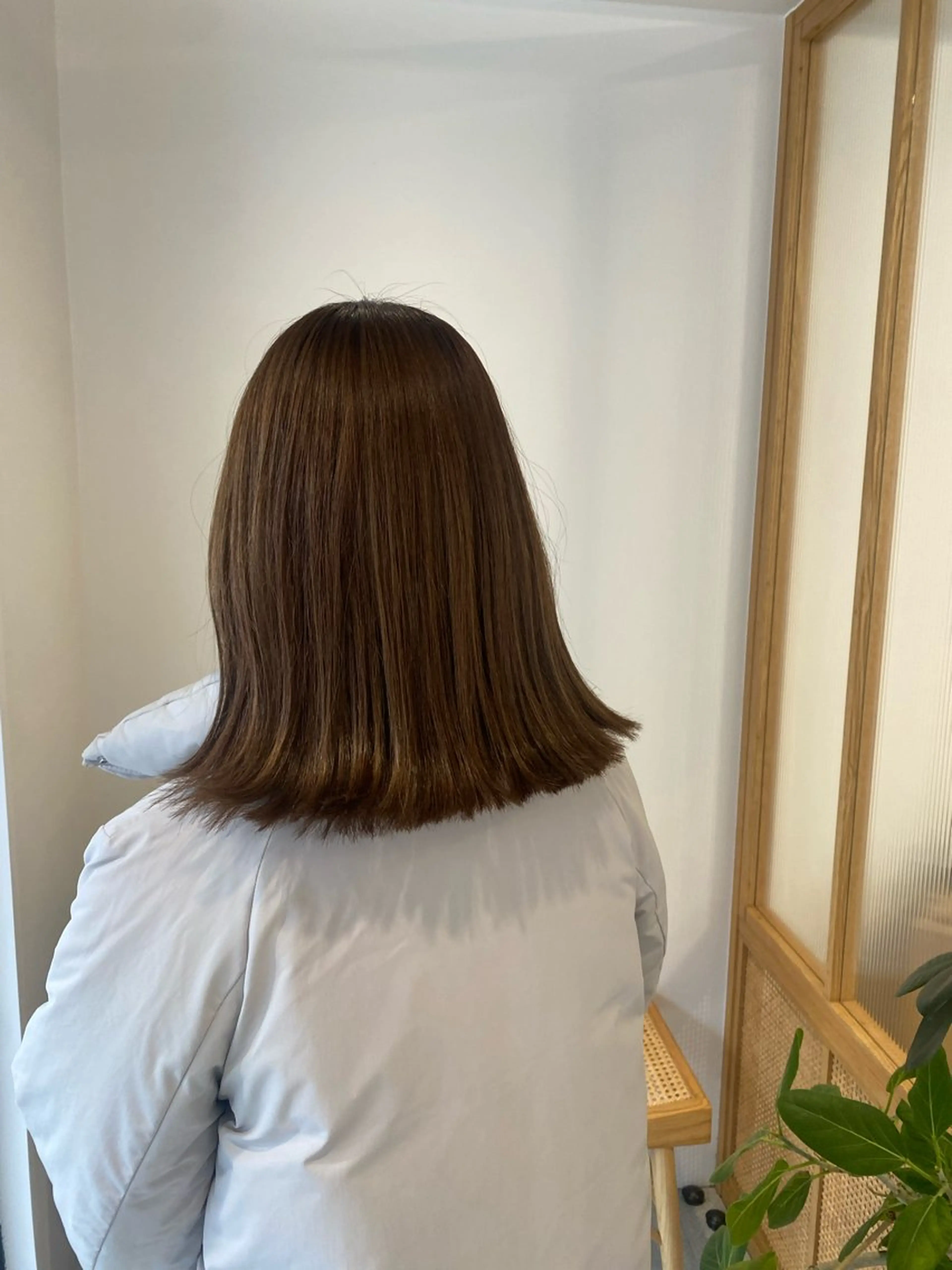 ミディアム ショート/ボブ/顔周 りレイヤー/RINAのヘアスタイル