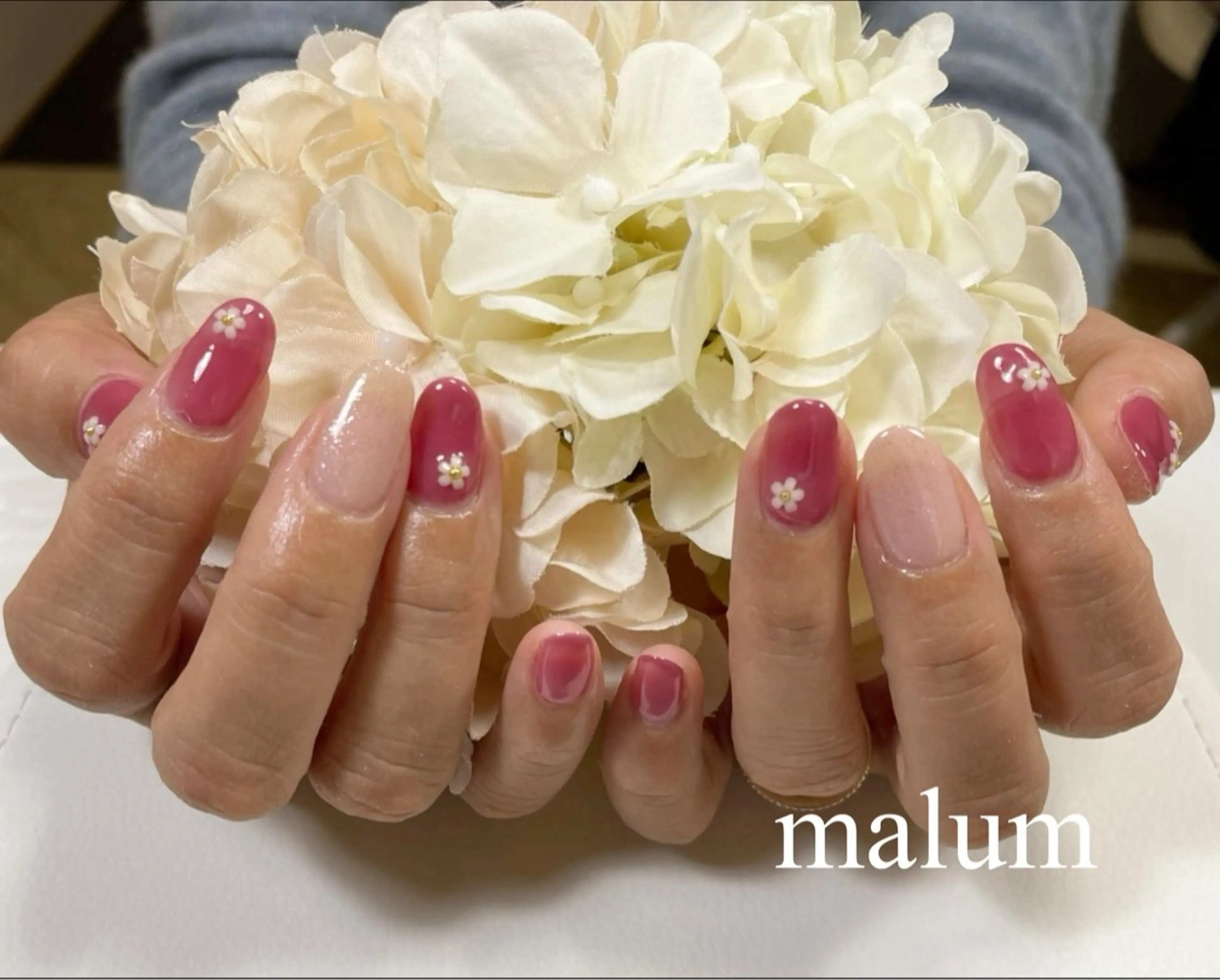 ネイル アートネイル ワンカラーネイル ハンドネイル malum nailのネイルデザイン