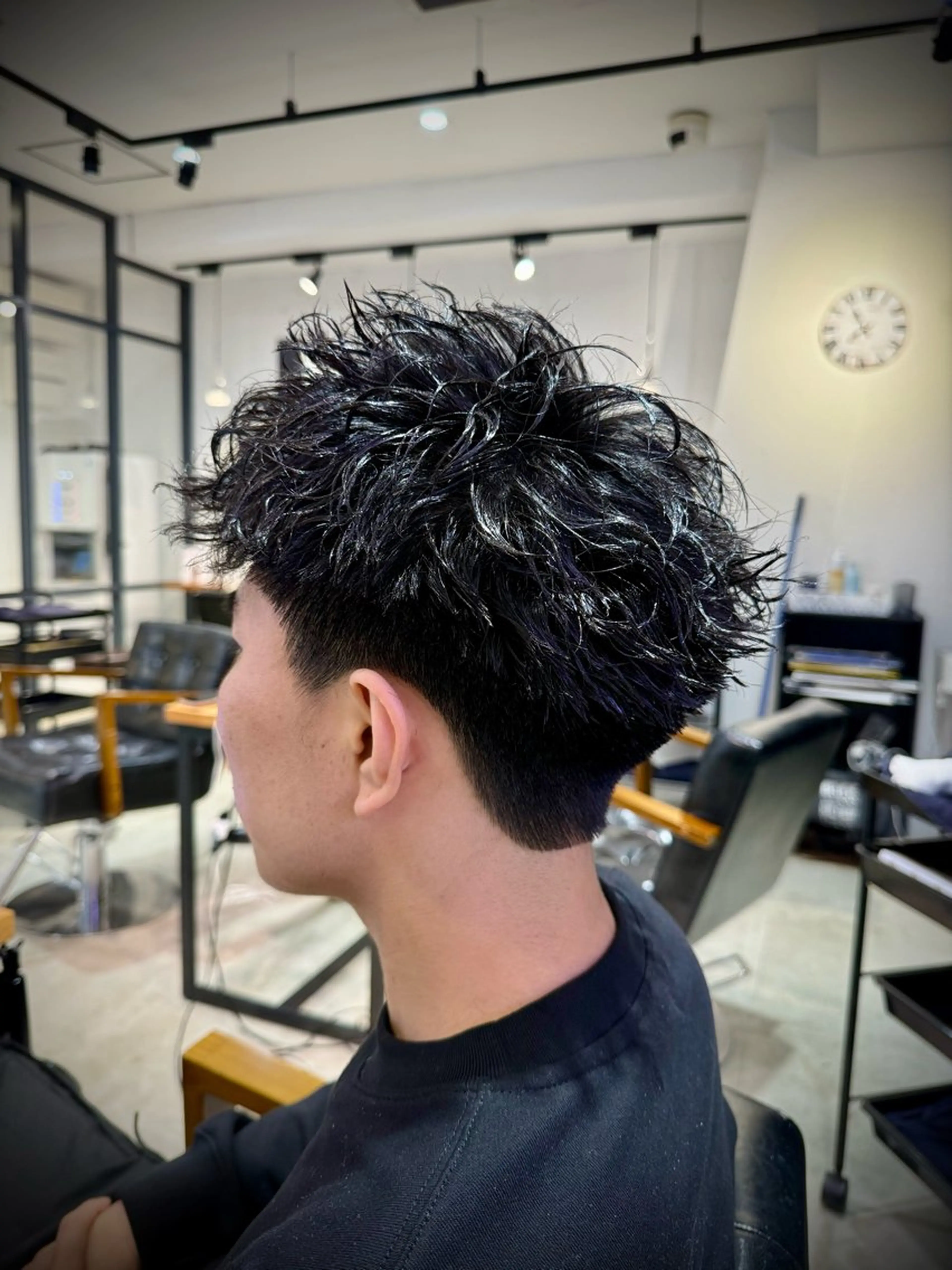 ⭐︎men's限定⭐︎【カット+パーマ】グランジ/ラフ/カーリー/メンズカット/メンズパーマ/無造作の写真