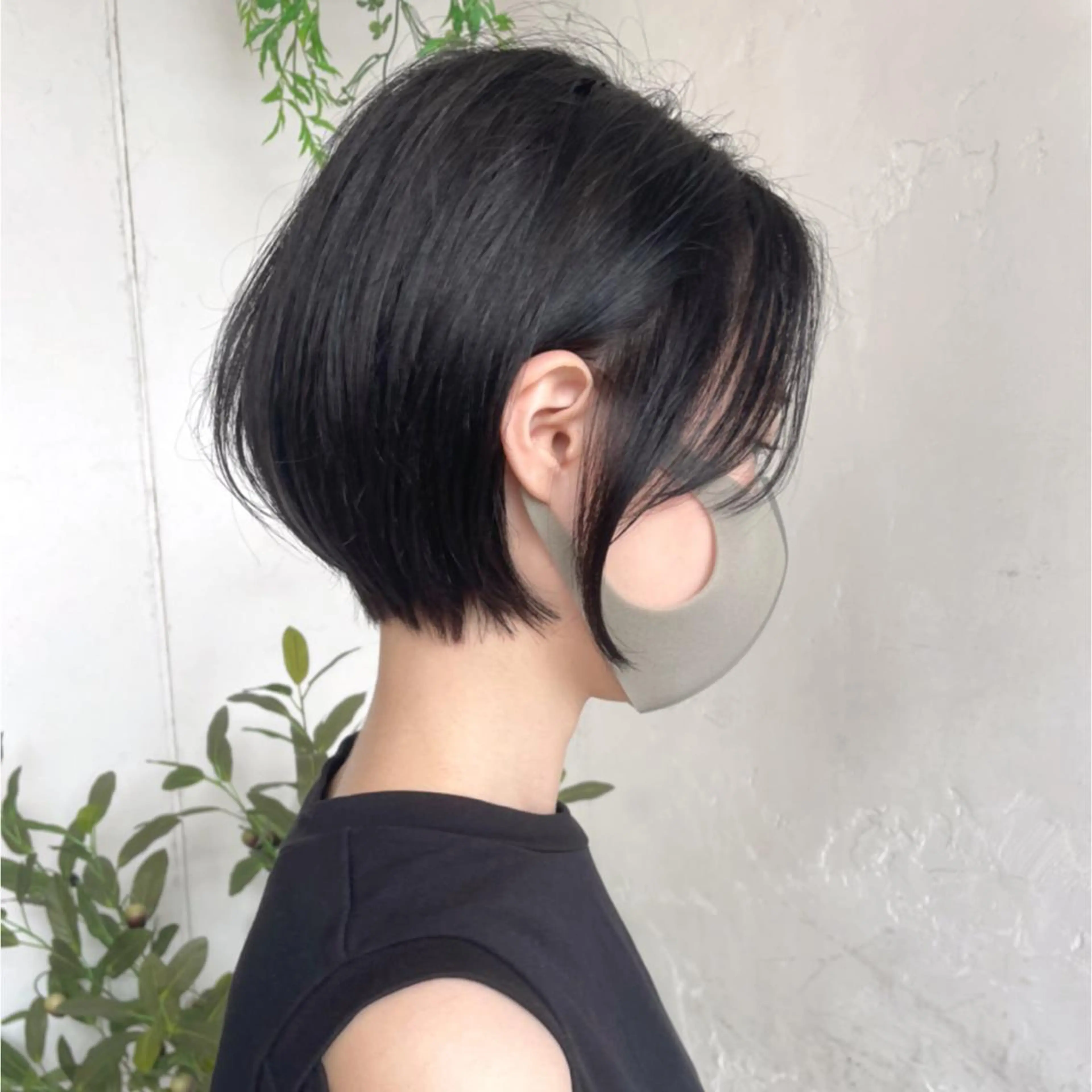 ショート カラー ショートボブ ハンサムショート 丸みショート デザインカラー ハイライトカラー カット ヘアカラー トリートメント 京都大人女性ショート 徒歩1分/秋山のヘアスタイル