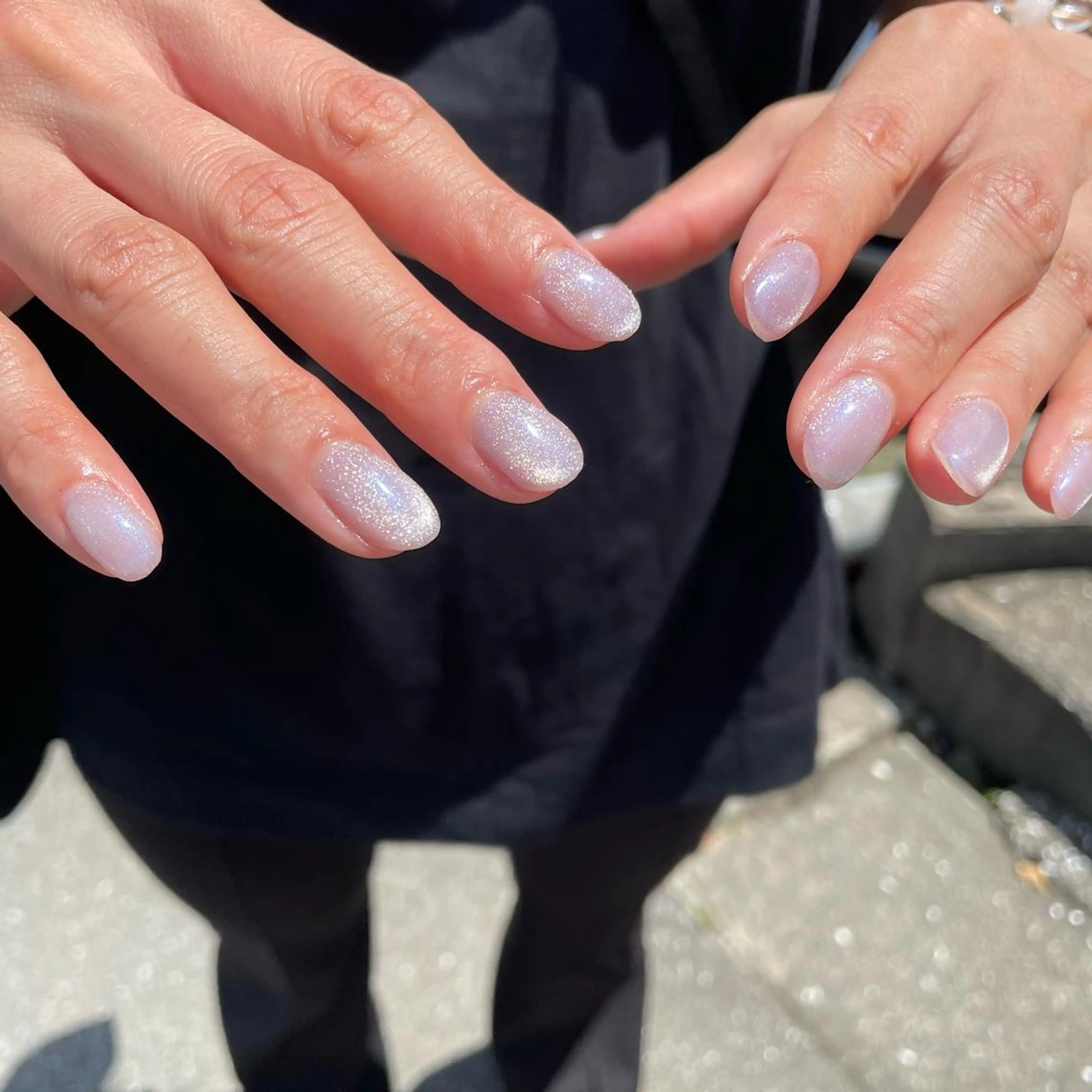 ネイル マグネットネイル ワンカラーネイル ハンドネイル Nail Salon eniのネイルデザイン