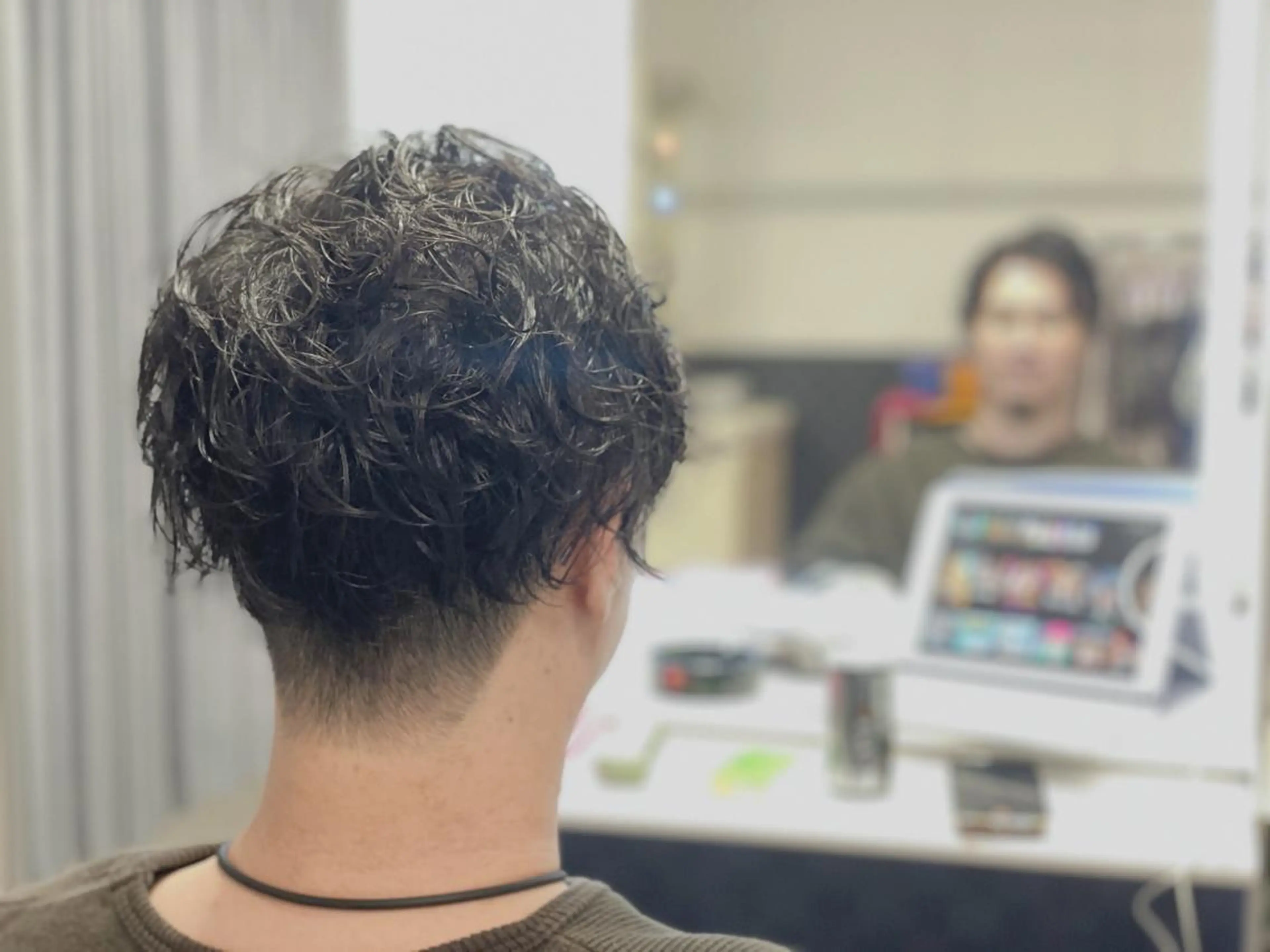 【メンズ限定】カット+オリジナルパーマ　　　　　　　　通常　¥15400 →  新規特別価格　¥13200の写真