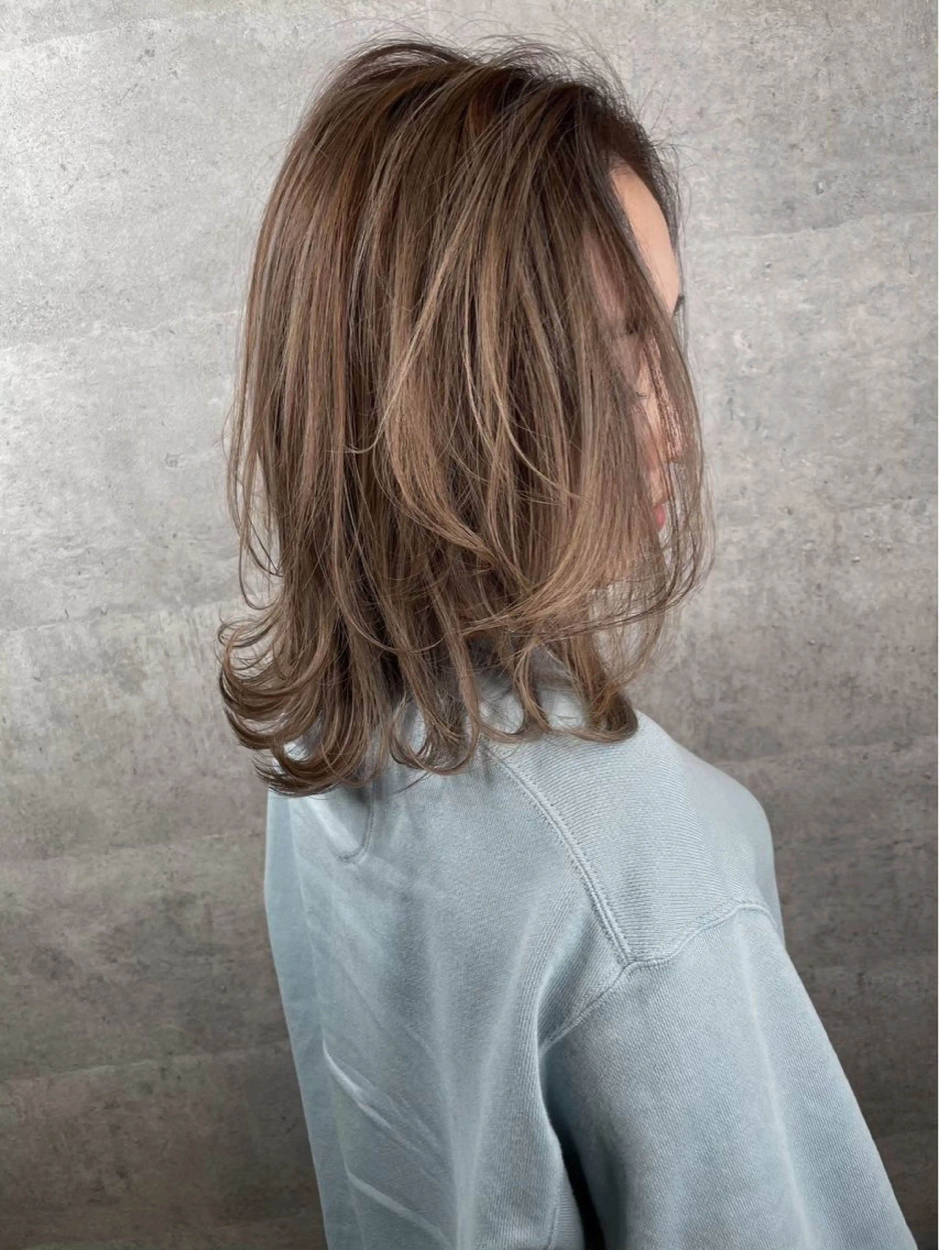 ミディアム ヘアカラー トリートメント BUCKS【天王寺】 バックス【駅30秒】のヘアスタイル