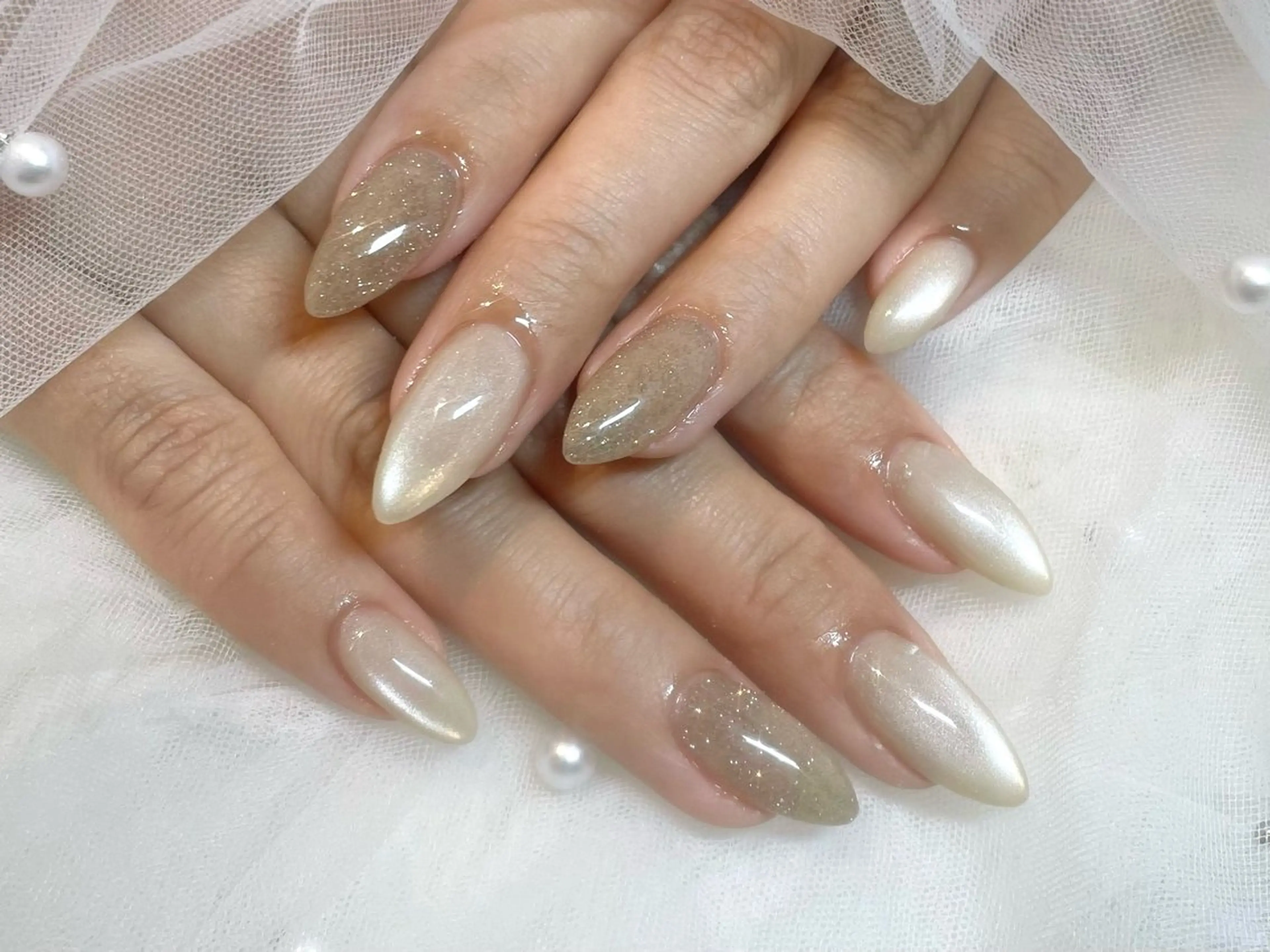 ネイル フラッシュネイル マグネットネイル ハンドネイル ANDY💫 KANONのネイルデザイン