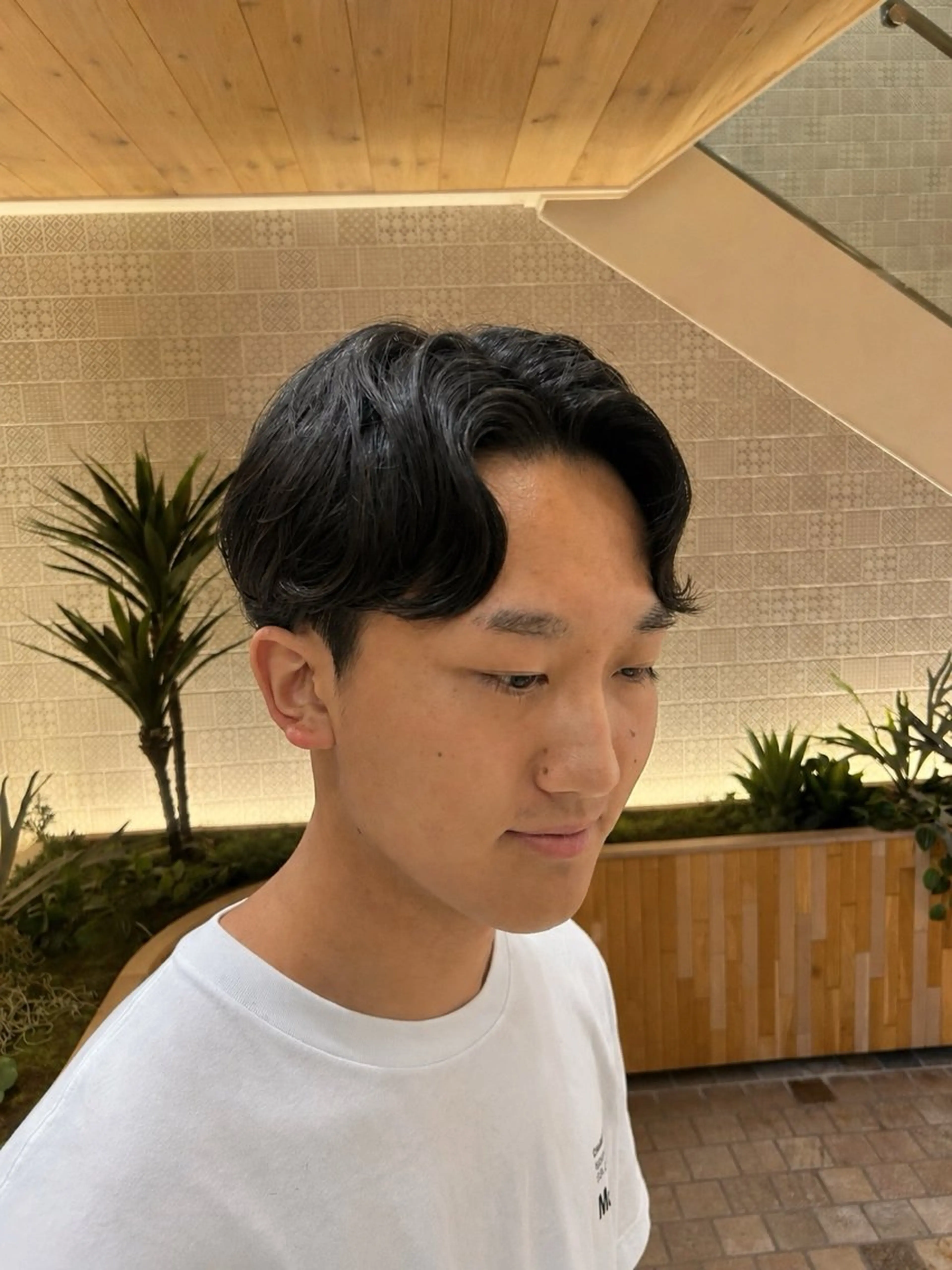 パーマ メンズ メンズパーマ 山縣 稚子のヘアスタイル